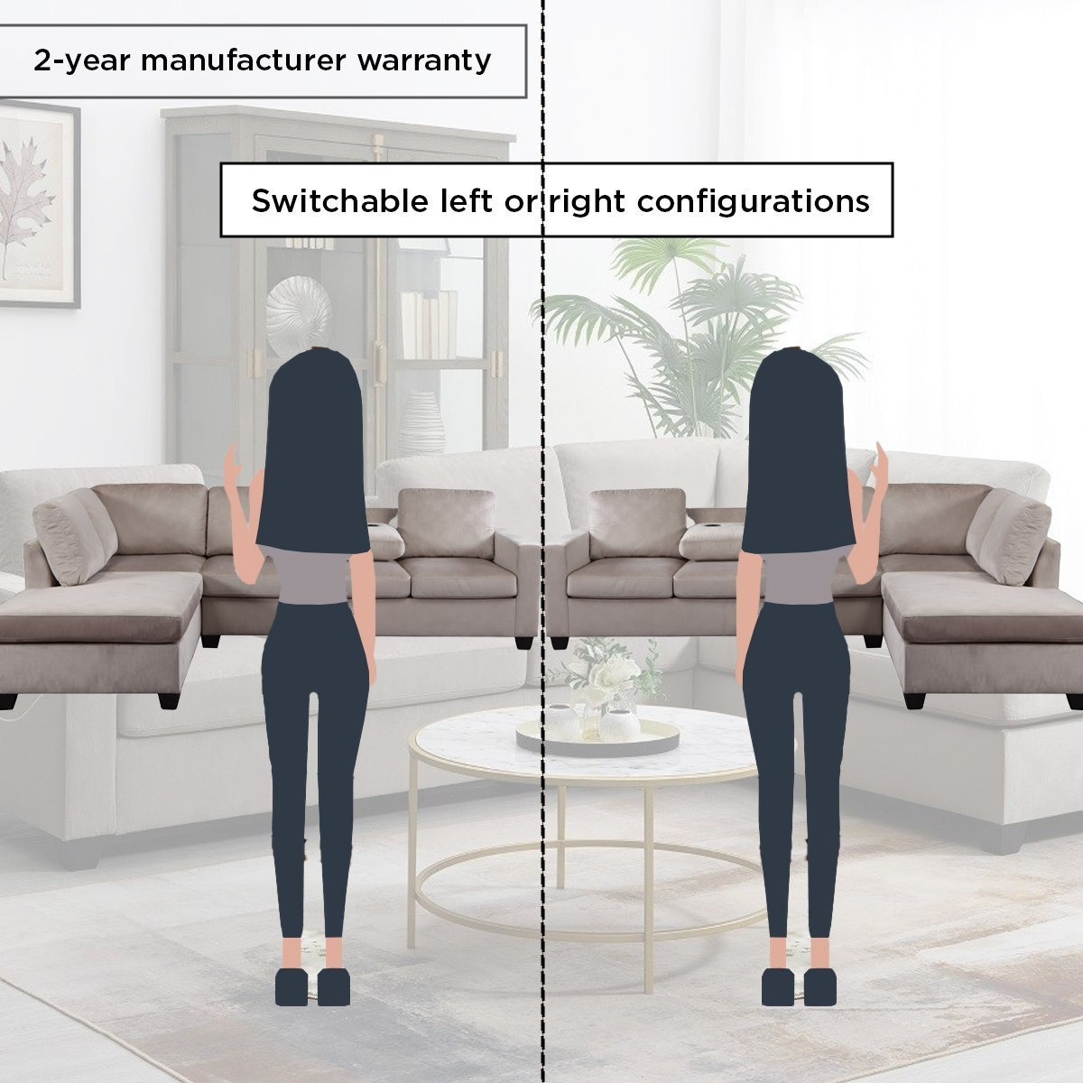 Urbandale 4-Seater Reversible Corner Fabric Sofa with Dropdown Cupholders and USB Port-hbxlivingroom-sofasandarmchairs-modularsofas-image-18