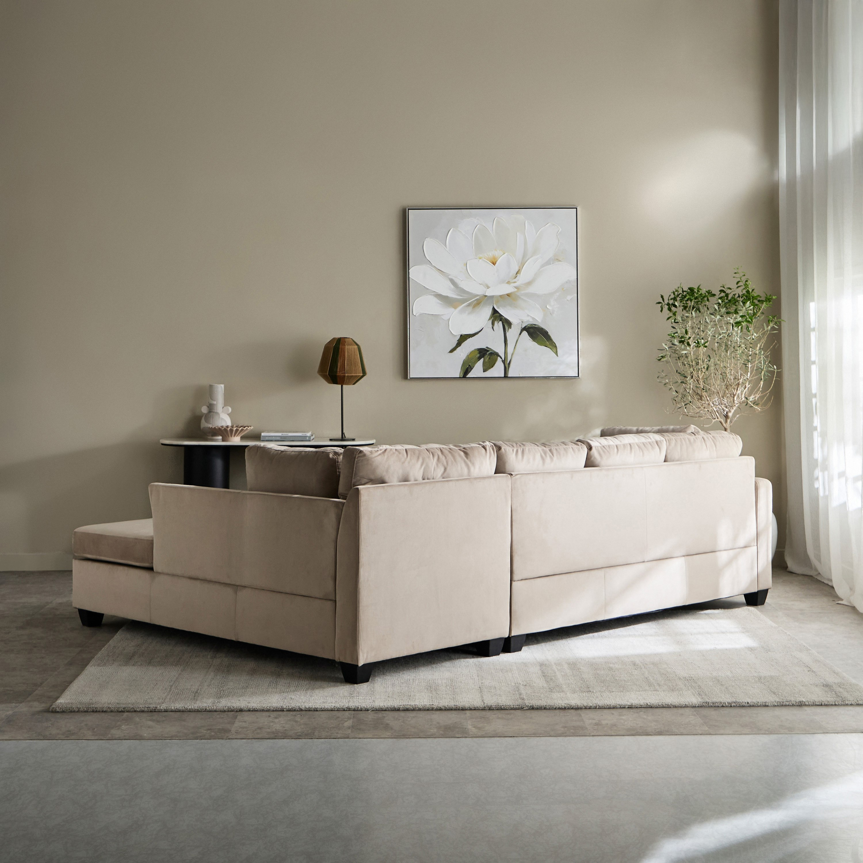 Urbandale 4-Seater Reversible Corner Fabric Sofa with Dropdown Cupholders and USB Port-hbxlivingroom-sofasandarmchairs-modularsofas-image-6