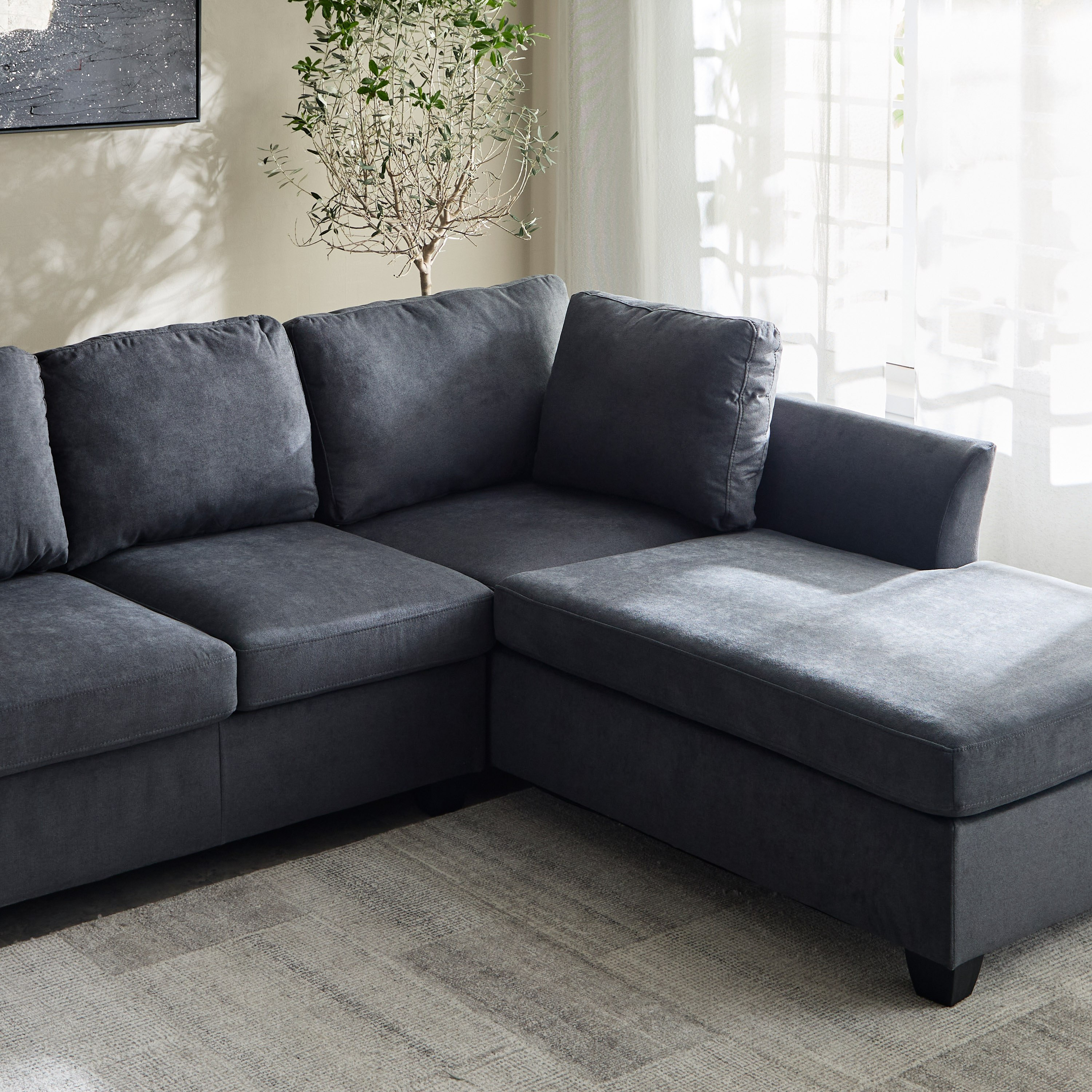 Urbandale 4-Seater Reversible Corner Fabric Sofa with Dropdown Cupholders and USB Port-hbxlivingroom-sofasandarmchairs-modularsofas-image-5