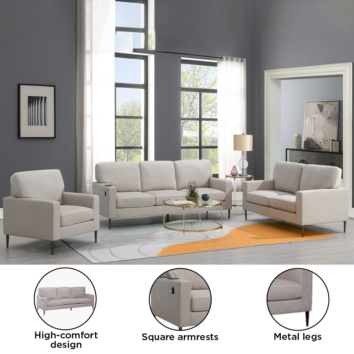 كنبة قماش 3 مقاعد مع منفذ يو إس بي من آريا-hbxlivingroom-sofasandarmchairs-sofas-image-5