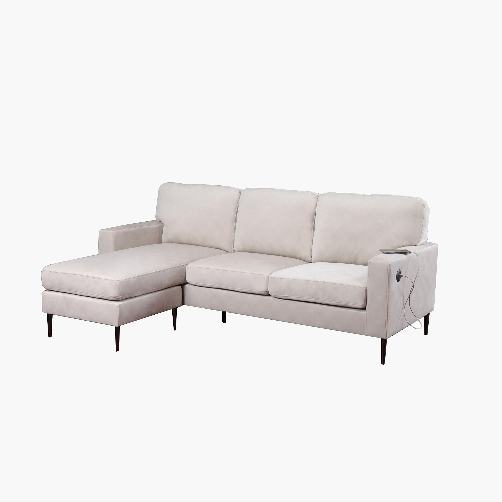 كنبة ركنية على الناحيتين 3 مقاعد قماش مع منفذ يو إس بي من آريا-hbxlivingroom-sofasandarmchairs-cornersofas-image-3