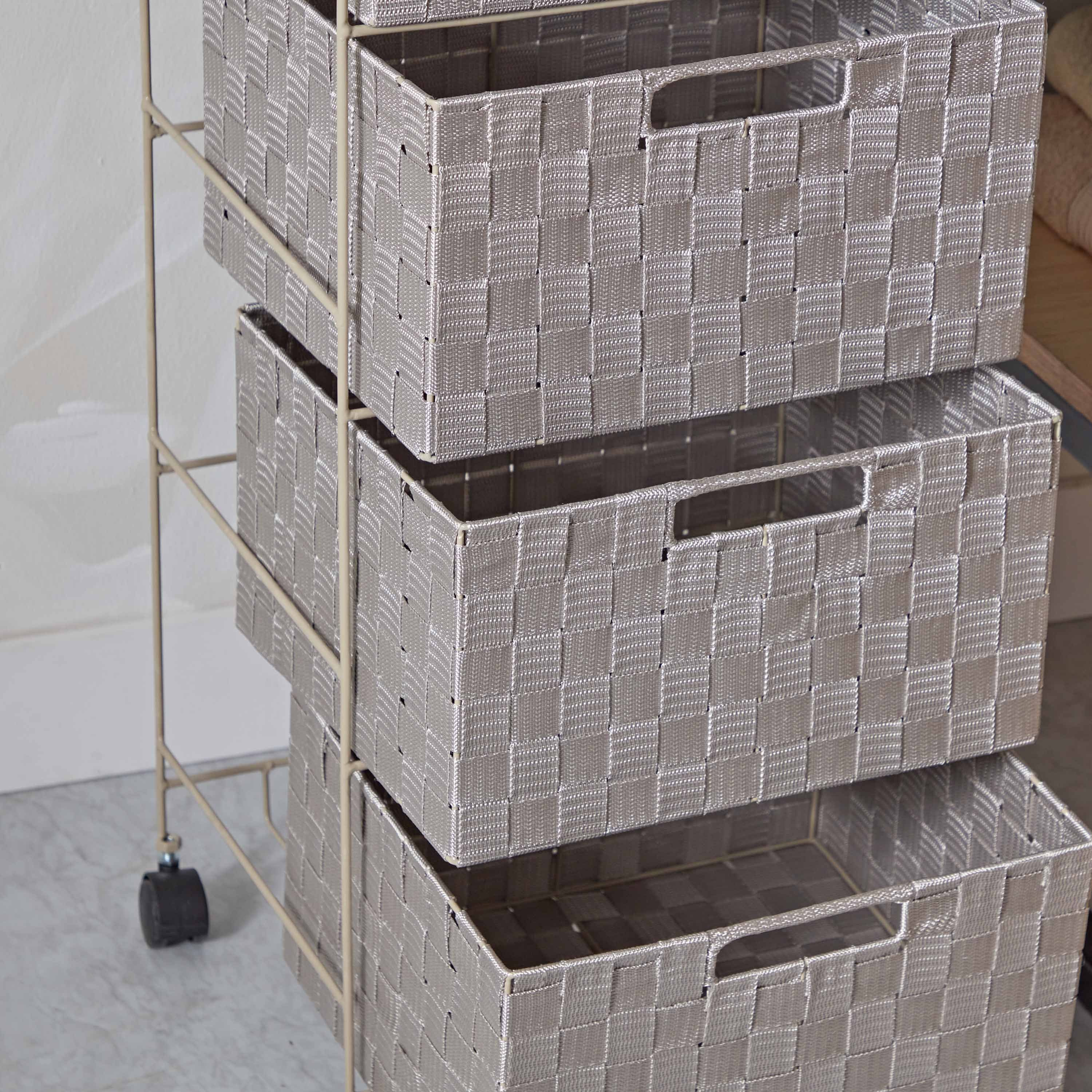 Strap 4-Drawer Cabinet with Casters - 35x30x85 cm-PROMO_HB_AE_B1G1_250925-image-3