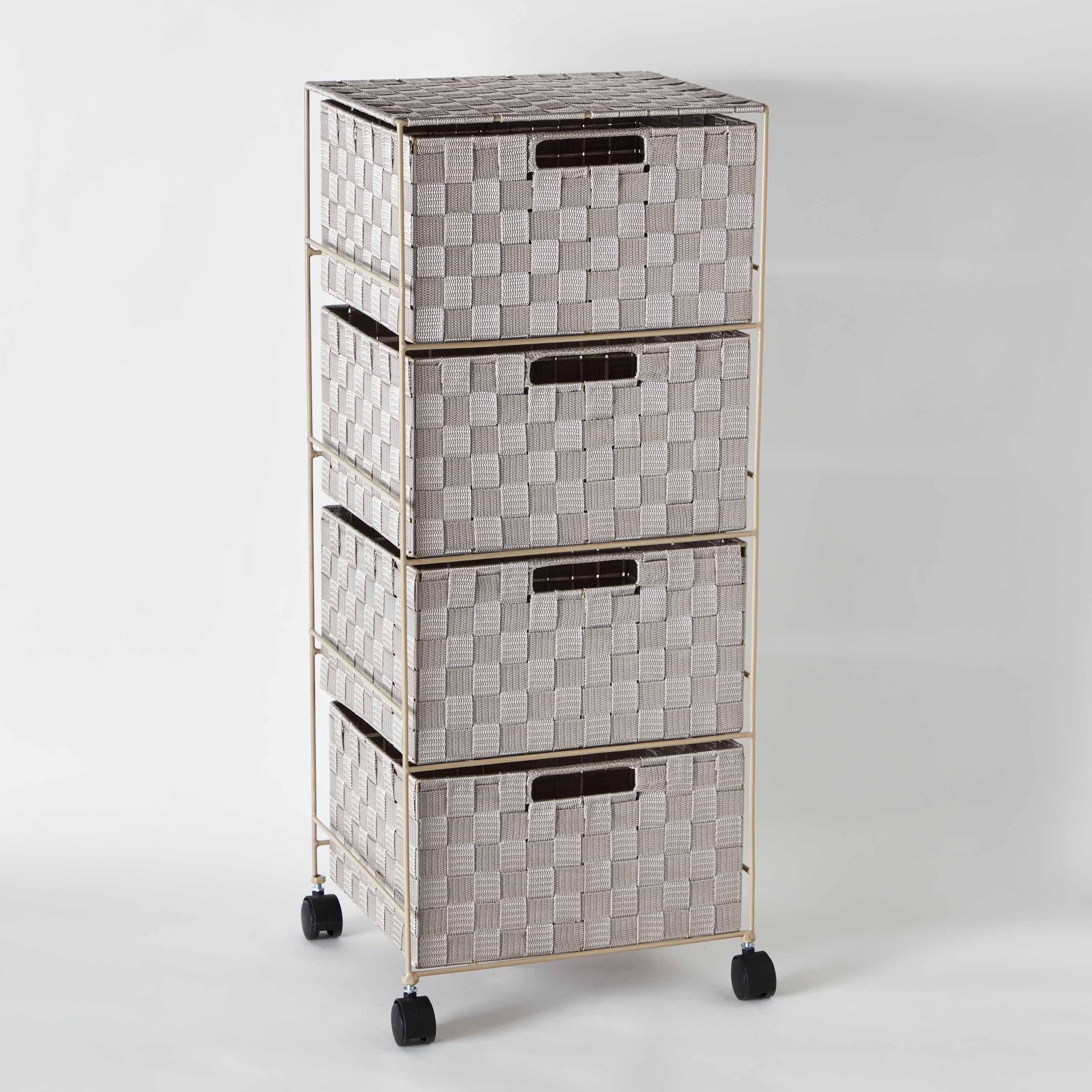 Strap 4-Drawer Cabinet with Casters - 35x30x85 cm-PROMO_HB_AE_B1G1_250925-image-6