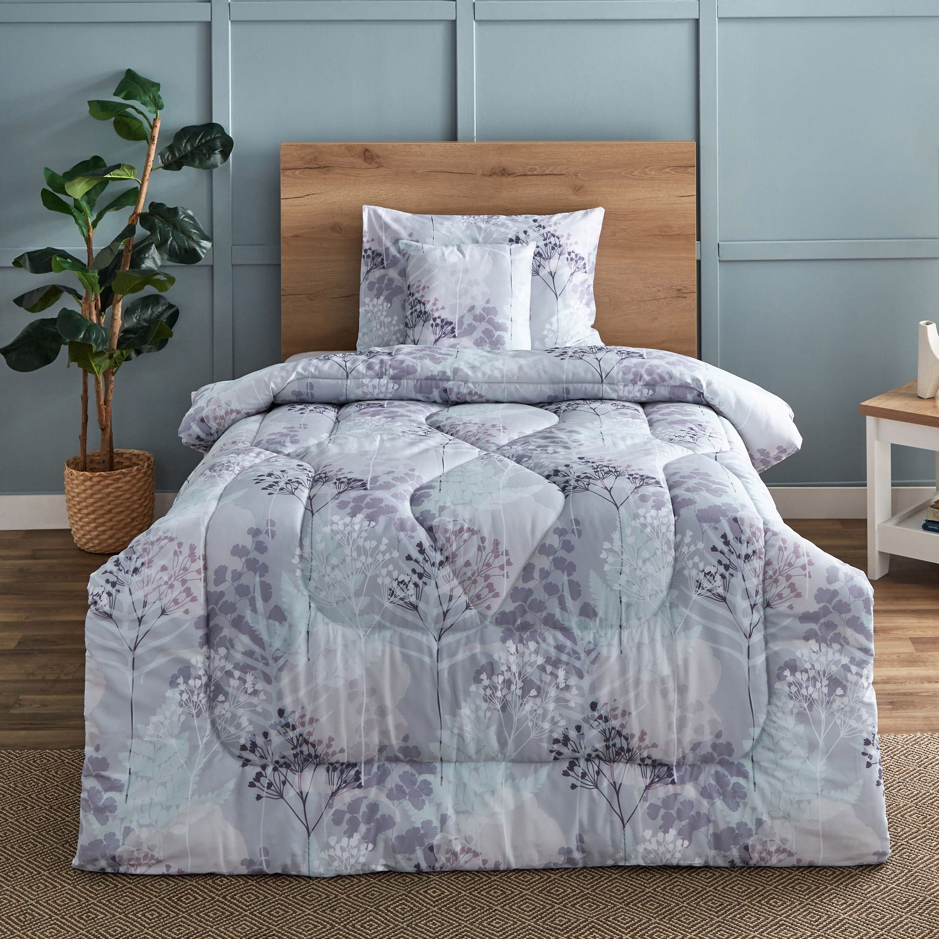 طقم لحاف توين قطن 3 قطع بطبعات ليفاين من لافيش- 160x220 سم-hbxhomeware-hbxdecorandfurnishings-image-2