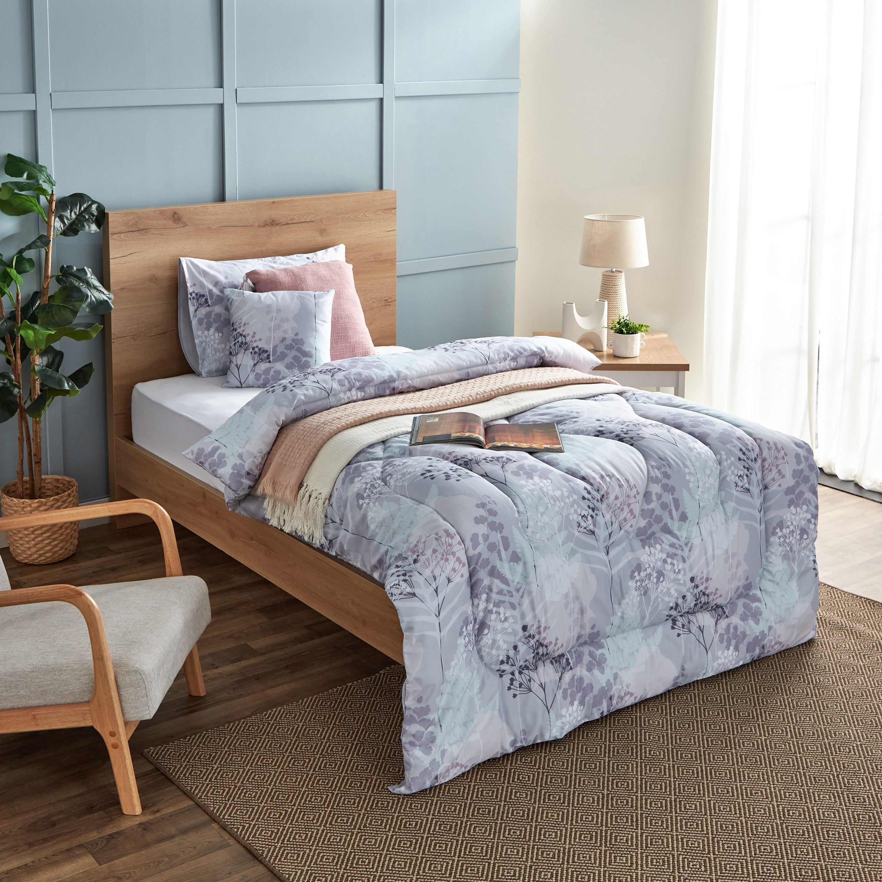 طقم لحاف توين قطن 3 قطع بطبعات ليفاين من لافيش- 160x220 سم-hbxhomeware-hbxdecorandfurnishings-image-9