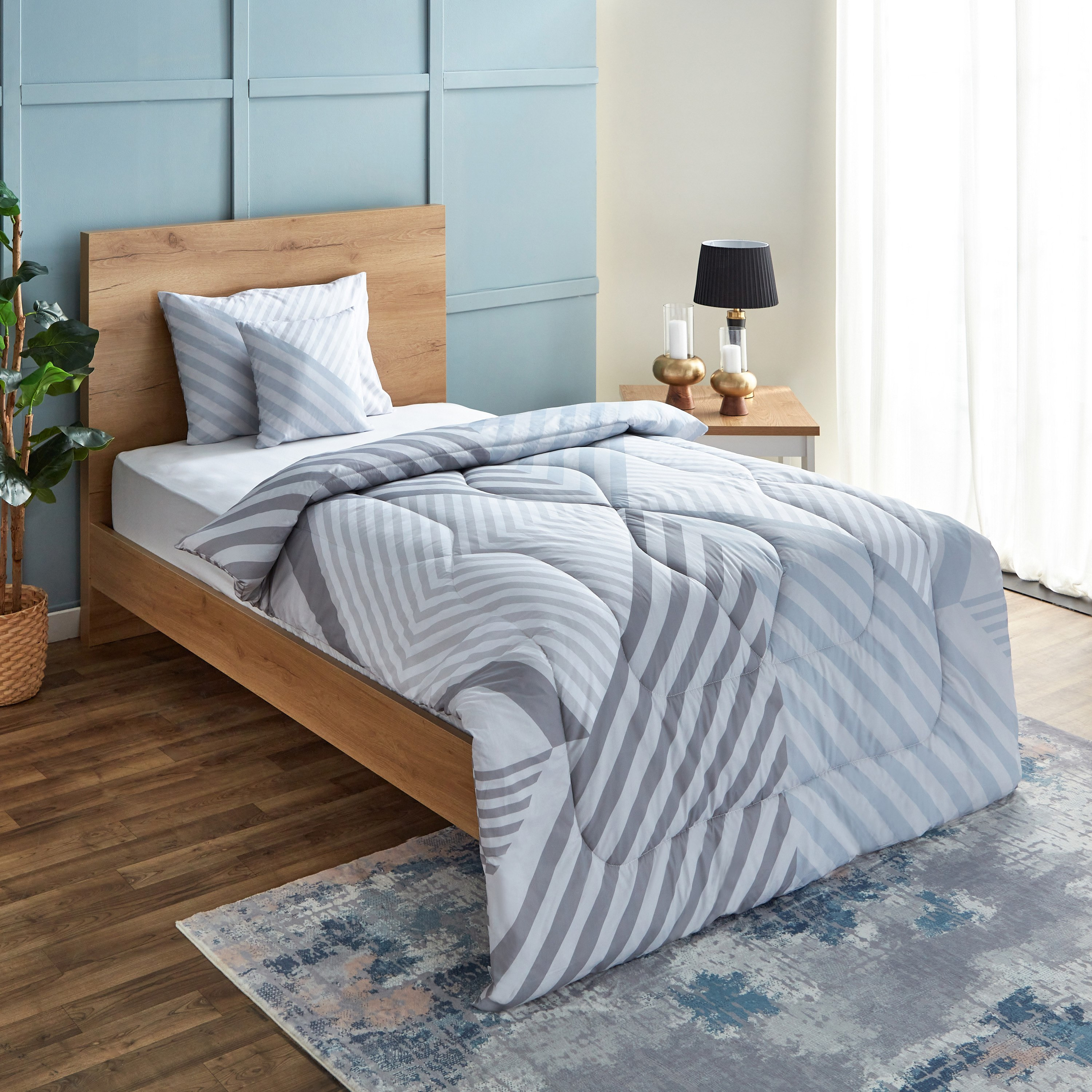 طقم لحاف قطن توين بطبعات 3 قطع تيراجلام من لوكسوت - 160x220 سم-hbxhomeware-hbxdecorandfurnishings-image-1
