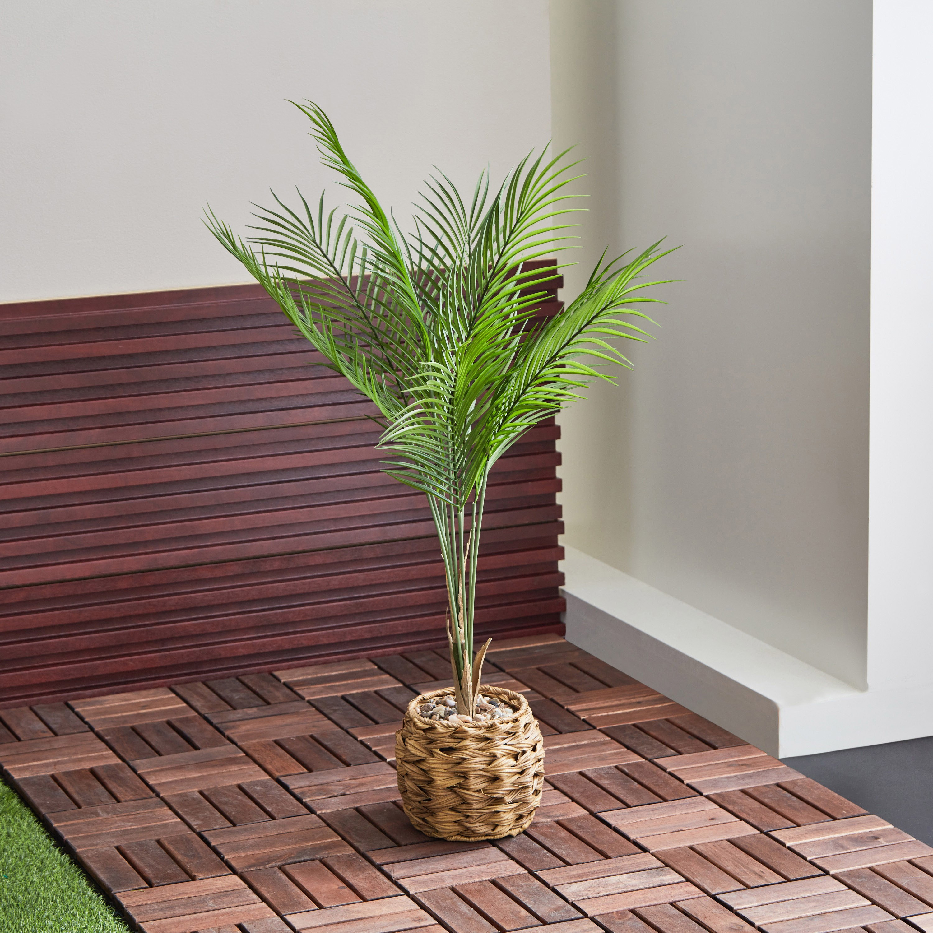 شجرة نخيل في إناء خيزران من إيلانا - 50x50x90 سم-hbxhomeware-hbxdecorandfurnishings-image-1