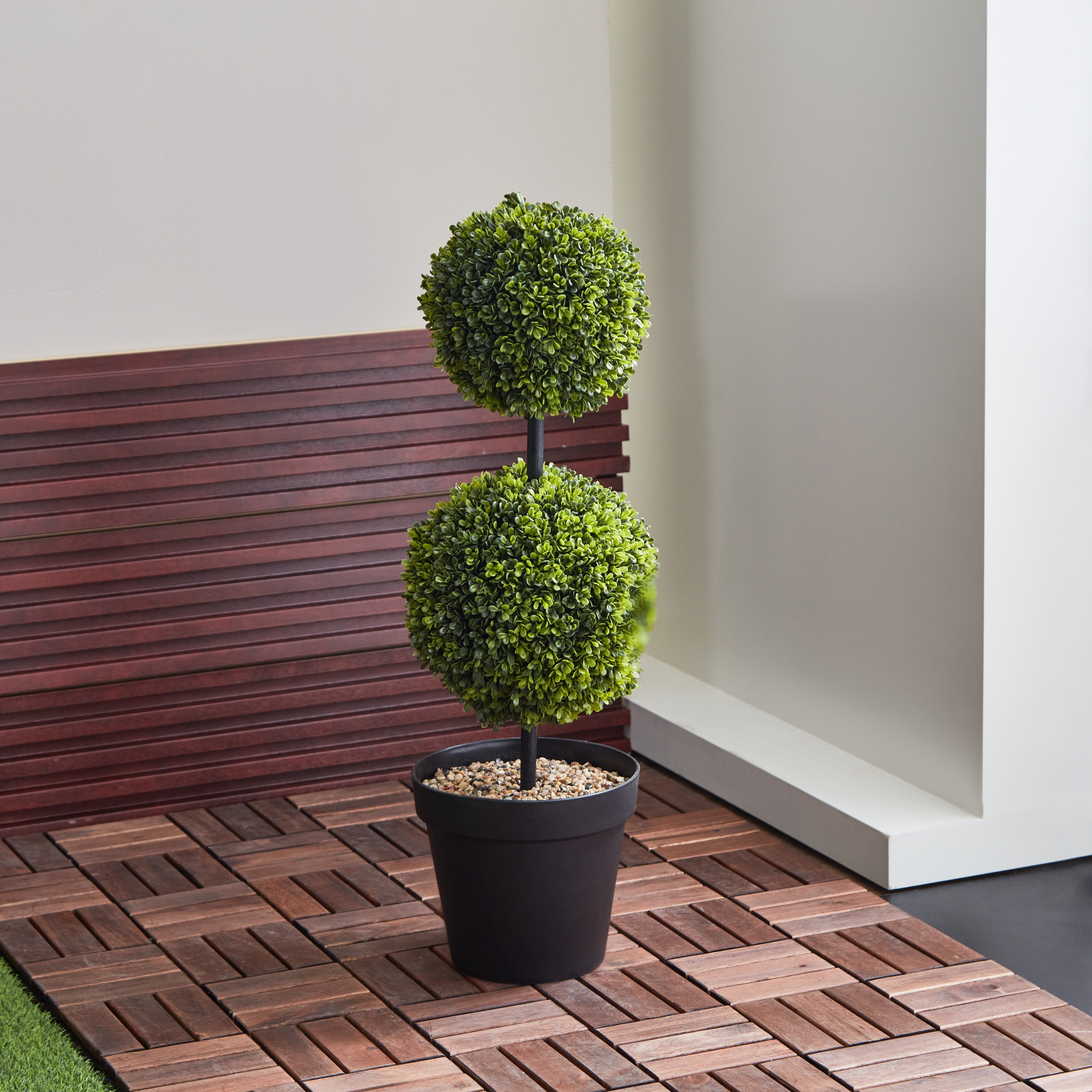 توبياري من خشب البقس الصناعي من إيلانا - 25x25x78 سم-hbxdecorandfurnishings-homeaccessories-artificialflowersandplants-image-1