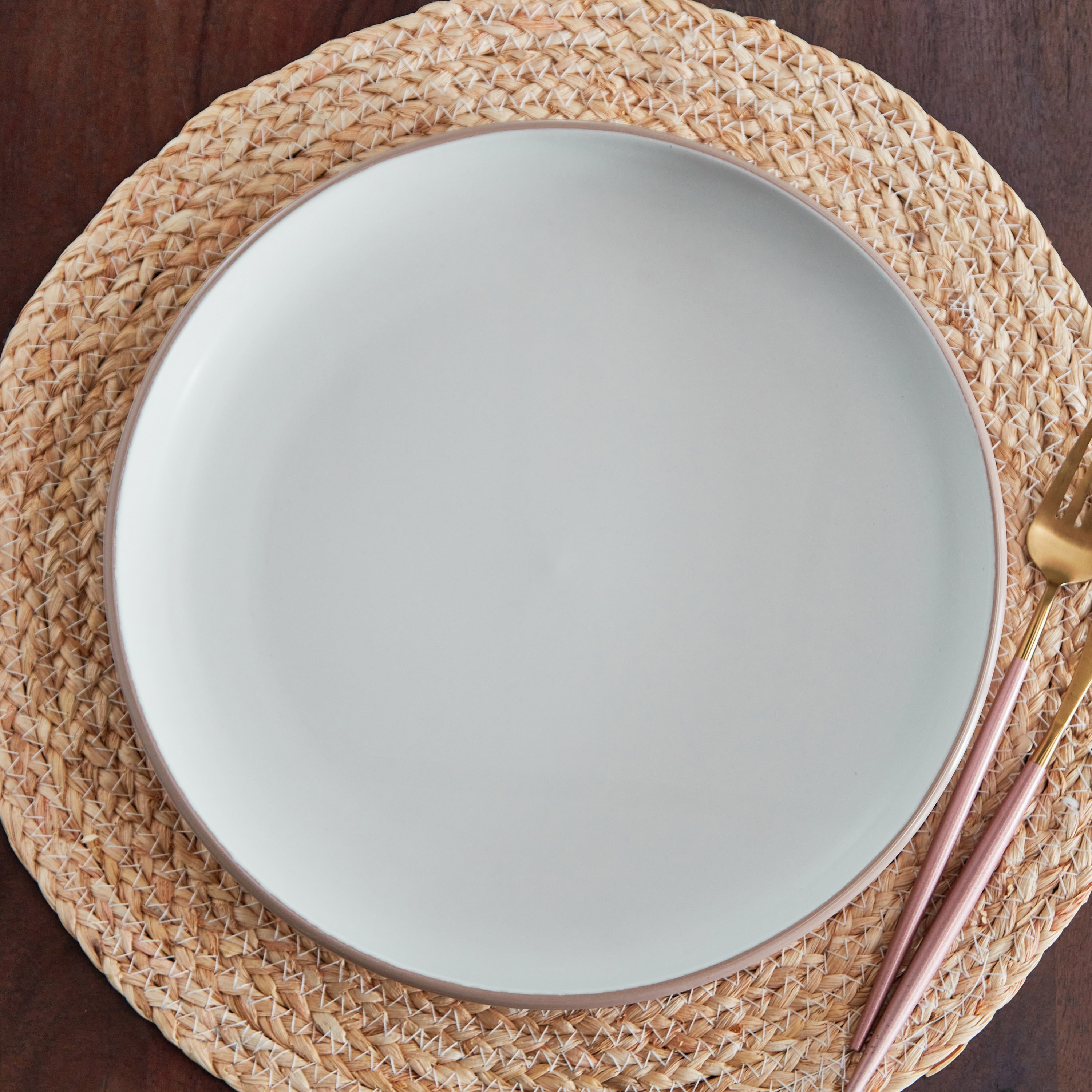 Olivia Stoneware Dinner Plate - 27 cm-hbxdecorandfurnishings-tabletop-crockery-image-2