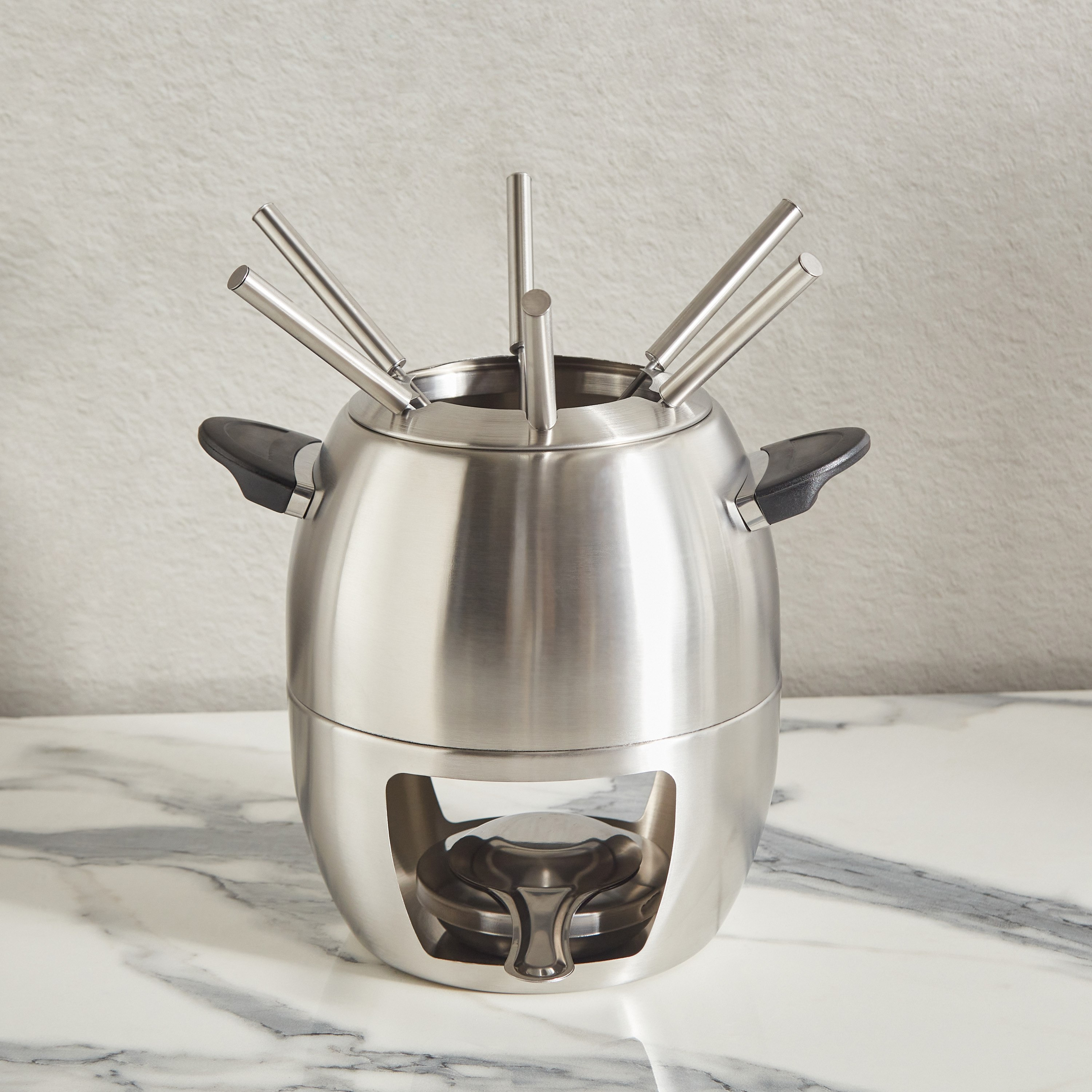 Divine Stainless Steel Fondue Set-hbxdecorandfurnishings-tabletop-serveware-image-2