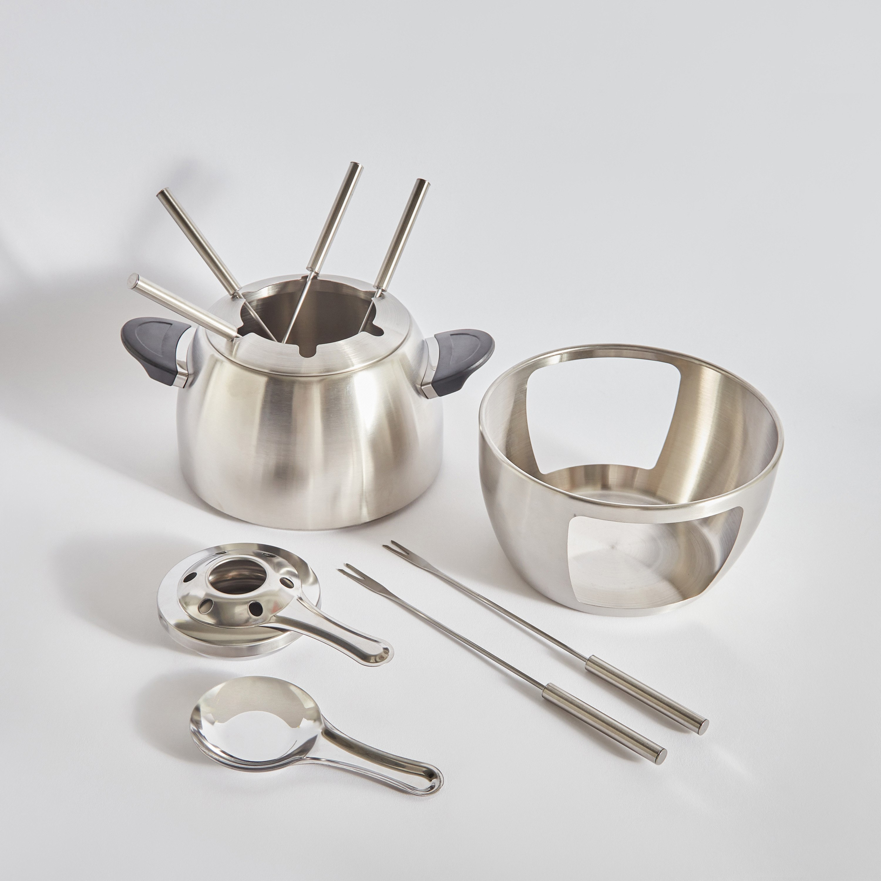Divine Stainless Steel Fondue Set-hbxdecorandfurnishings-tabletop-serveware-image-6