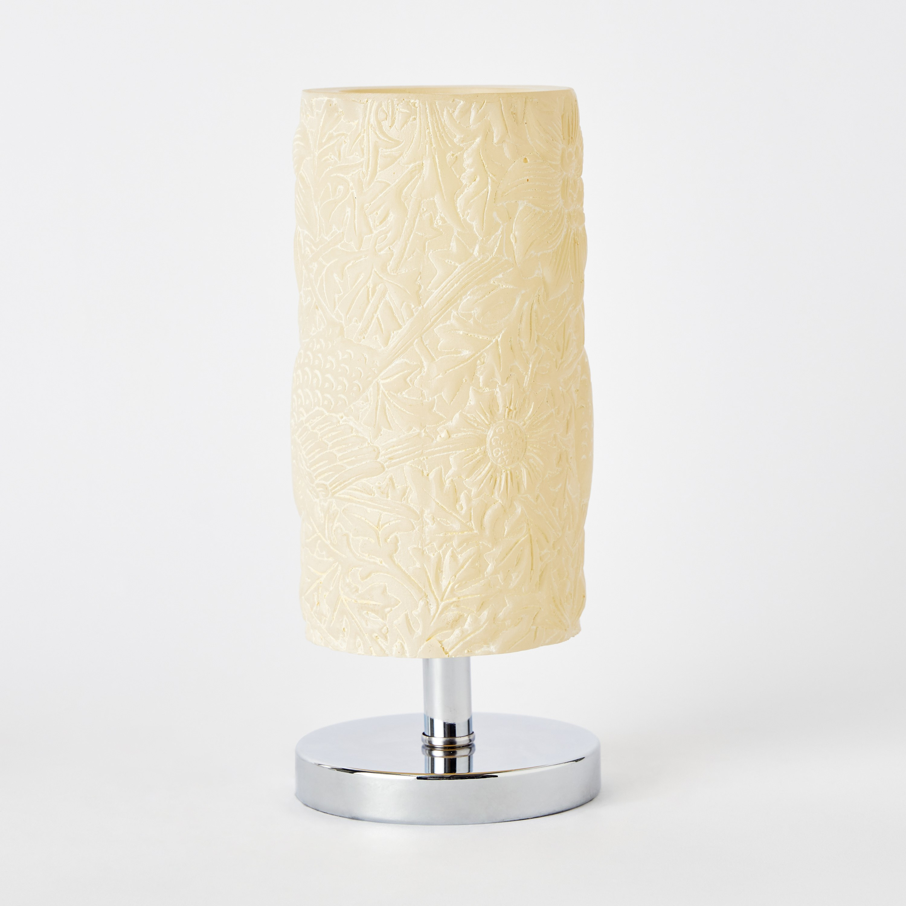 مصباح طاولة معدن منقوش بغطاء بتصميم طائر من جالينا - 12x37 سم-hbxlivingroom-lighting-tablelamps-image-5