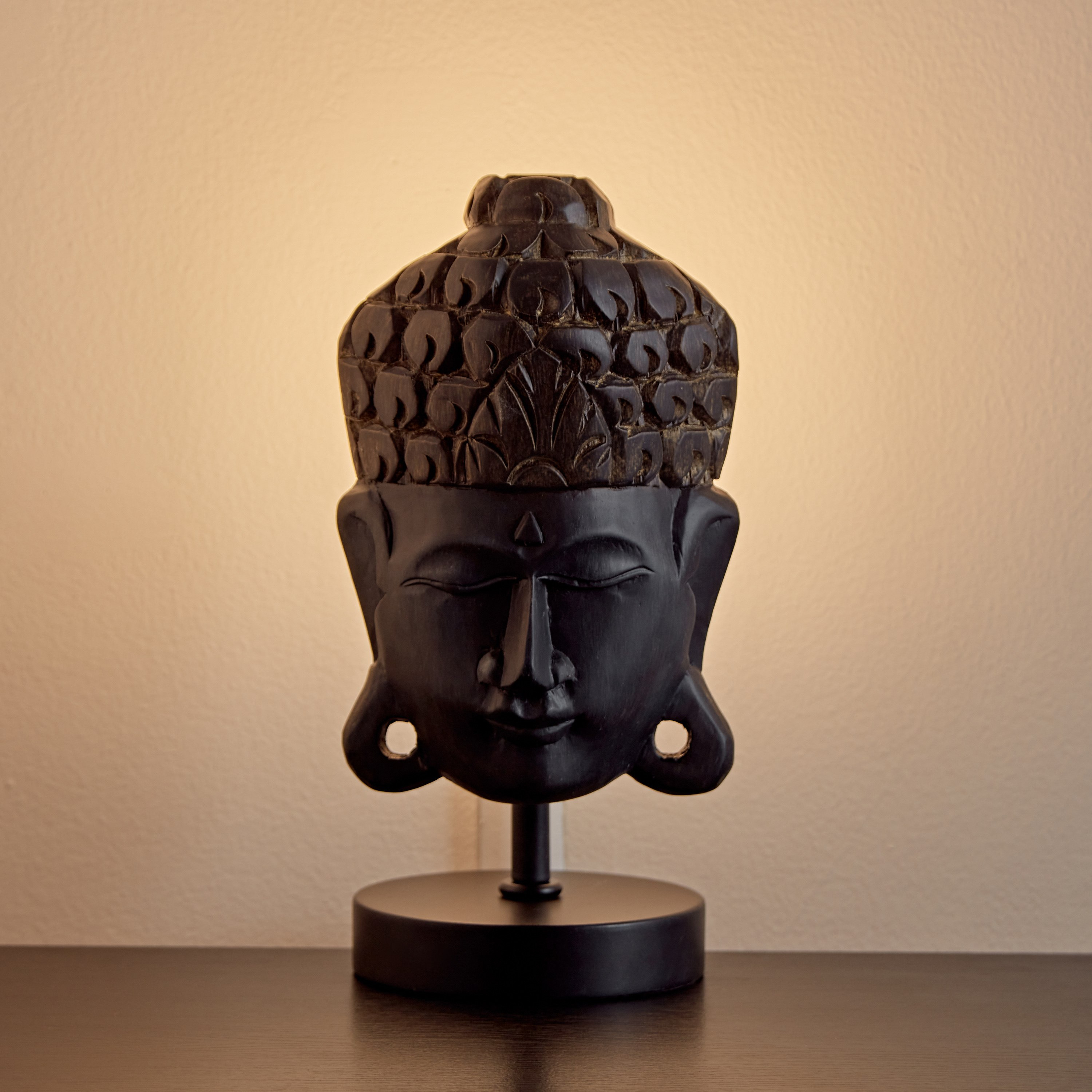 مصباح طاولة بوذا من جالينا - 14x12x25.5 سم-hbxlivingroom-lighting-tablelamps-image-2
