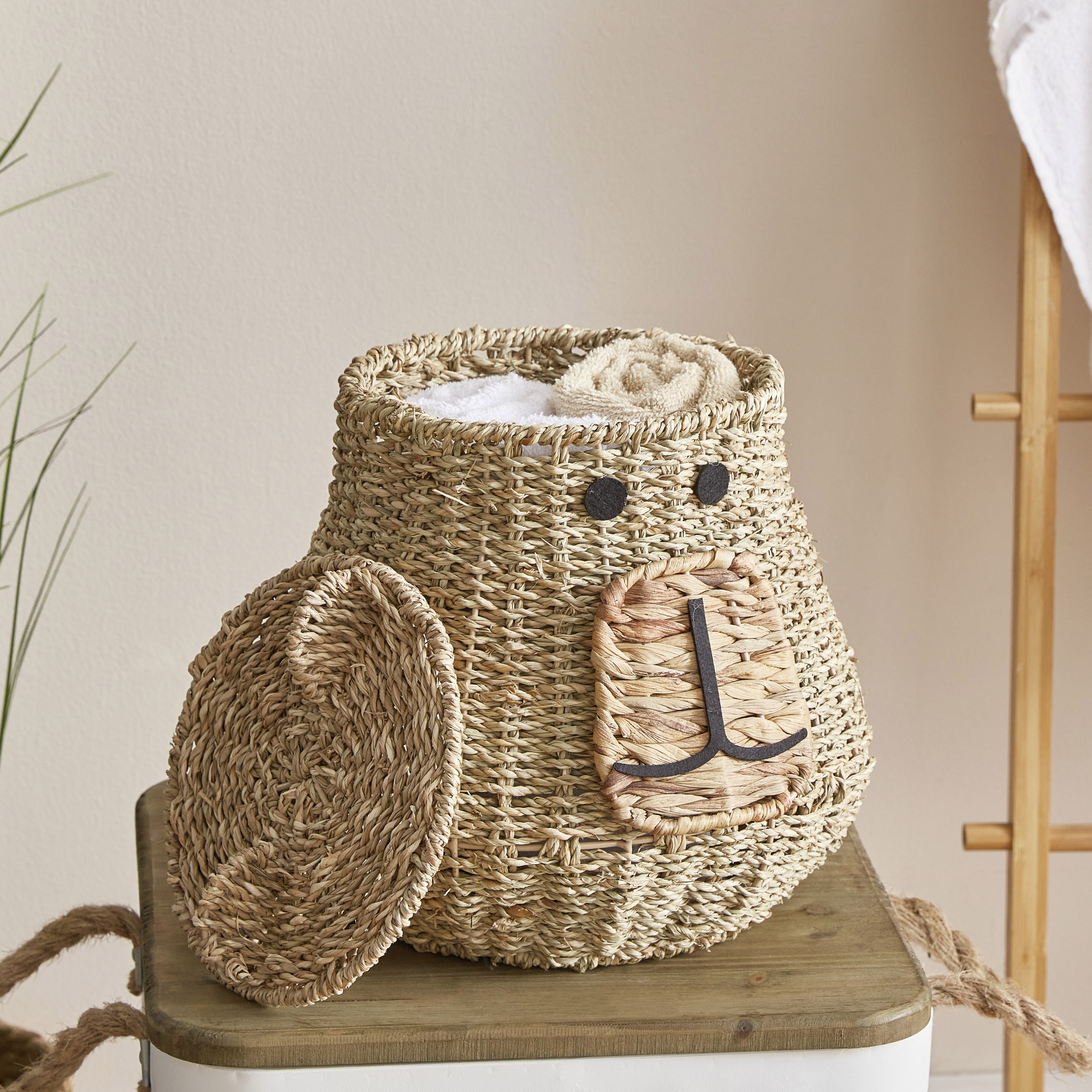 سلة حمام من أعشاب البحر من ناتوشرا - 29x27 سم-hbxbedroom-bedroomaccessories-bedroomstorage-image-2