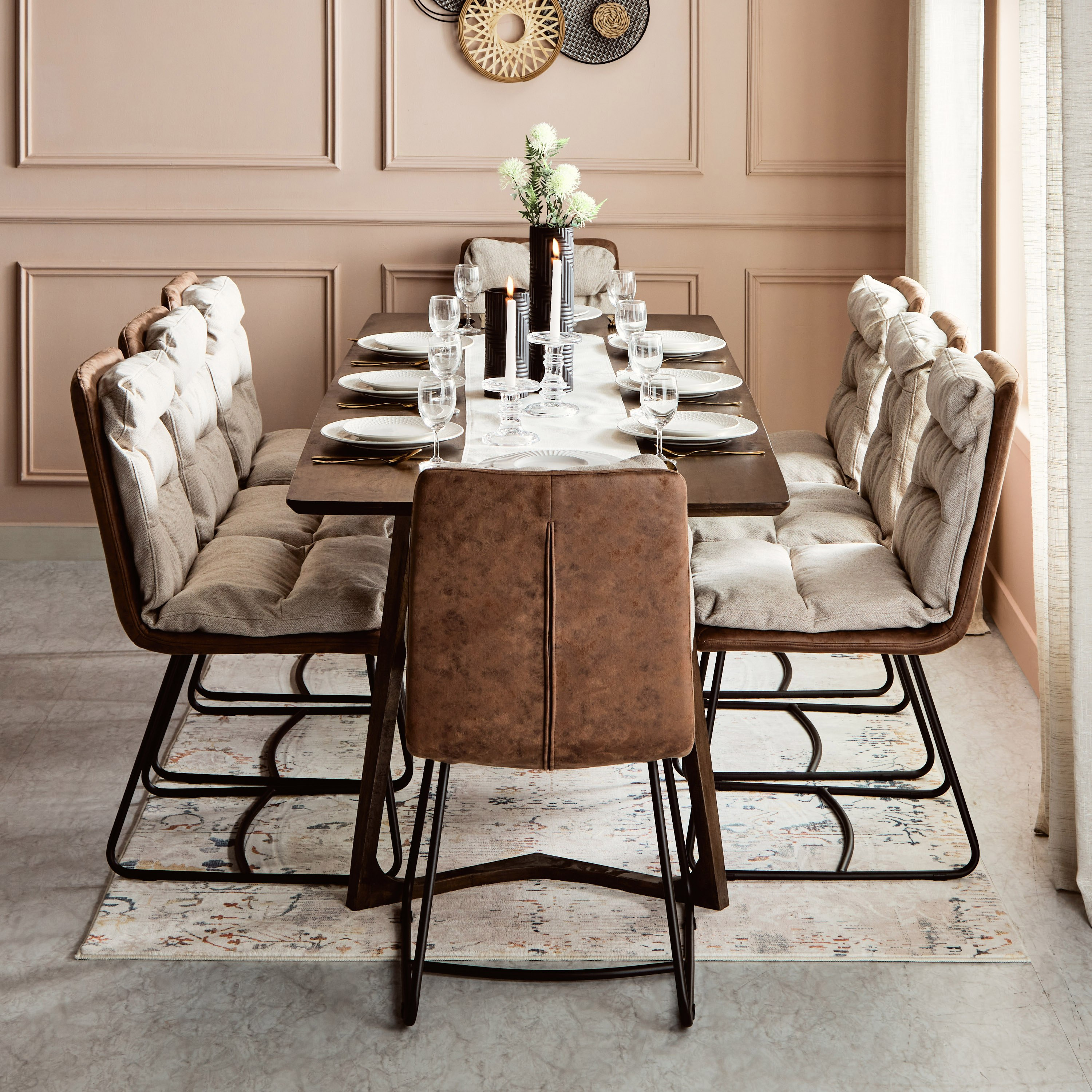طقم سفرة 8 مقاعد - هافانا-hbxfurniture-diningroom-diningtables-eightseater-image-6