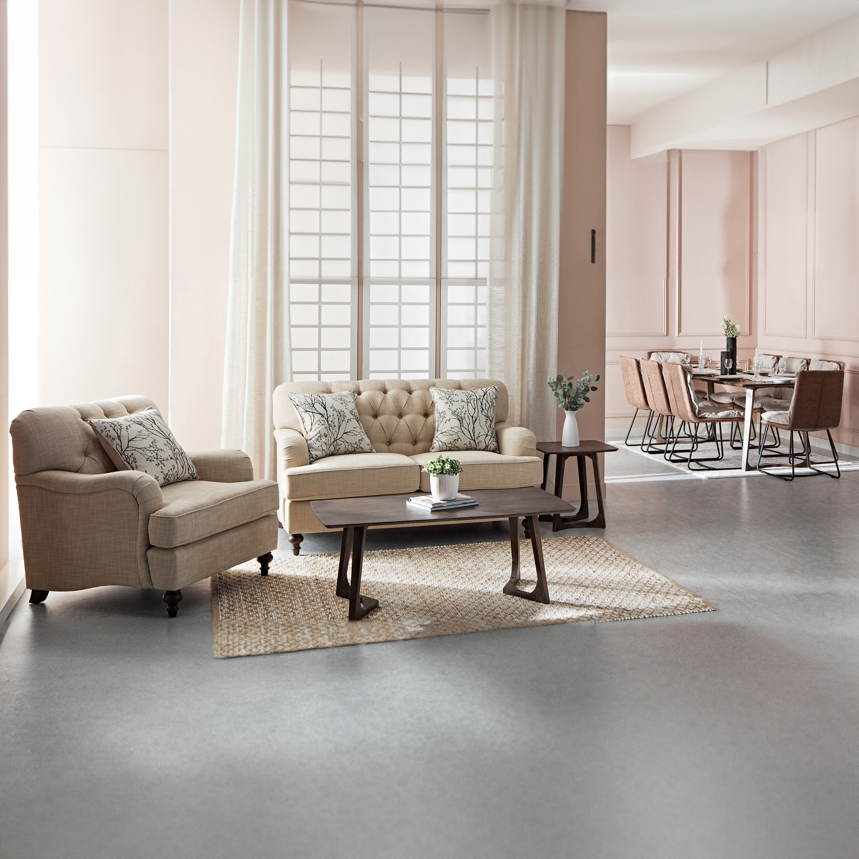 طقم سفرة 8 مقاعد - هافانا-hbxfurniture-diningroom-diningtables-eightseater-image-7