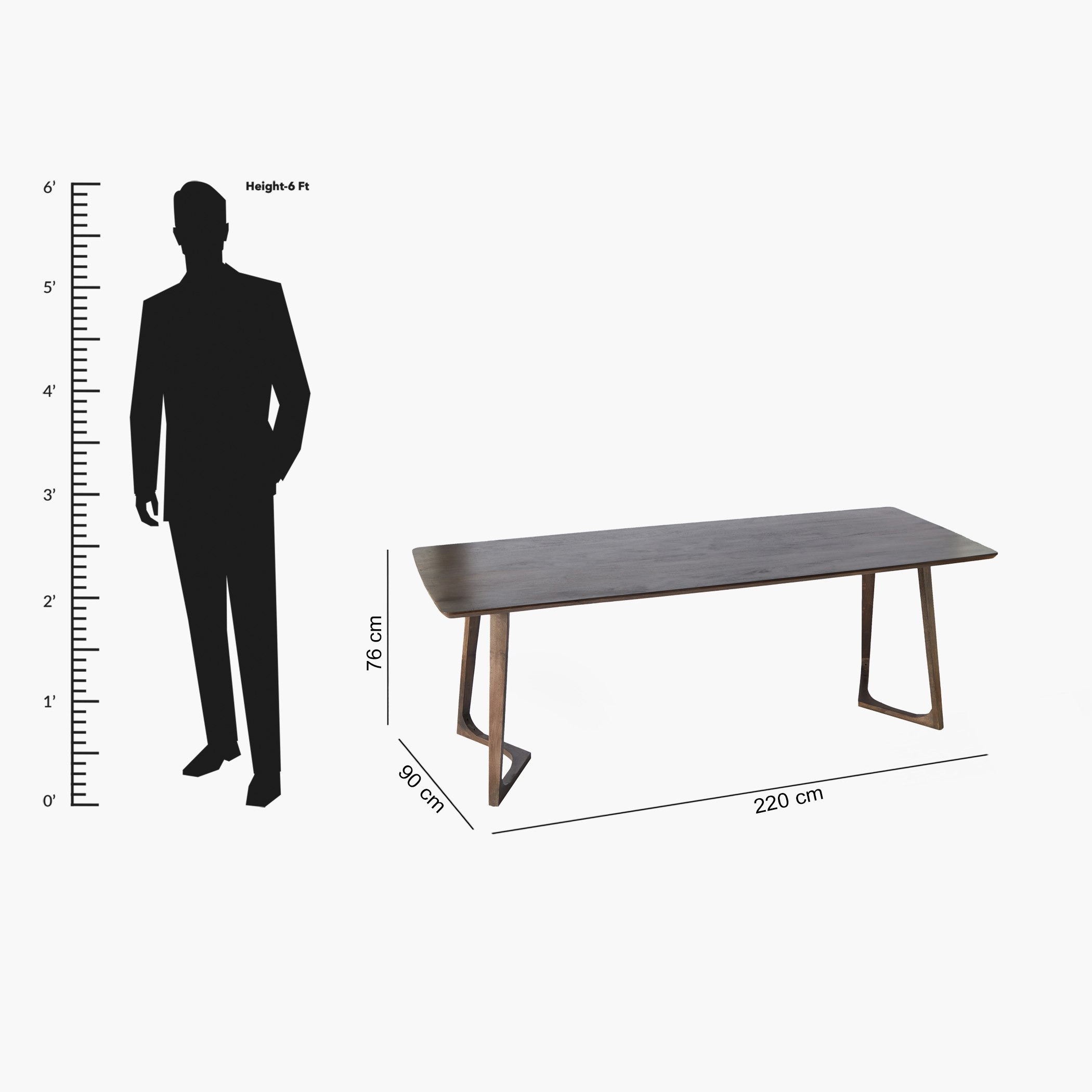طقم سفرة 8 مقاعد - هافانا-hbxfurniture-diningroom-diningtables-eightseater-image-9