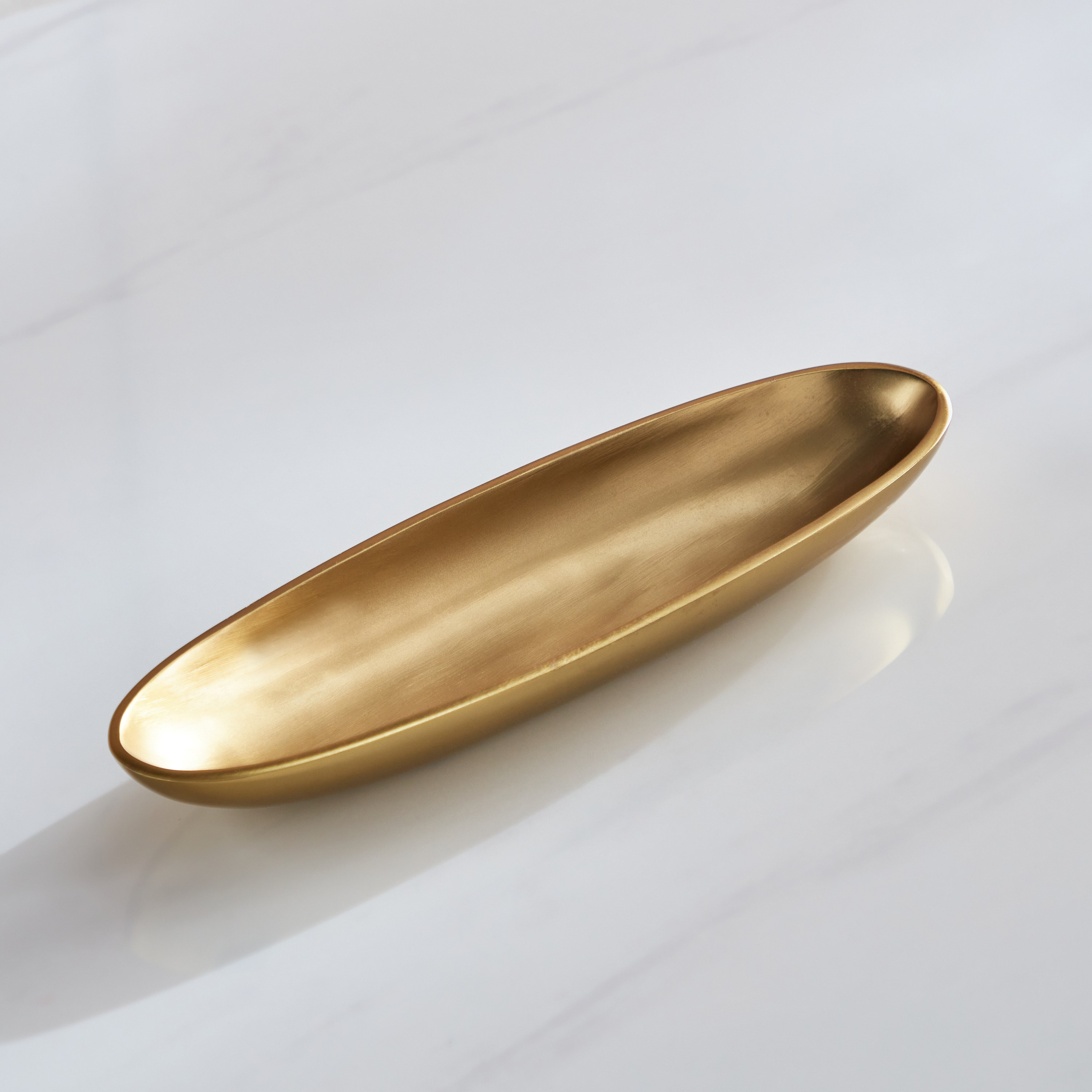 Aristo Aluminium Boat Decorative Tray - 18.5x8x3 cm-hbxhomeware-hbxdecorandfurnishings-image-1