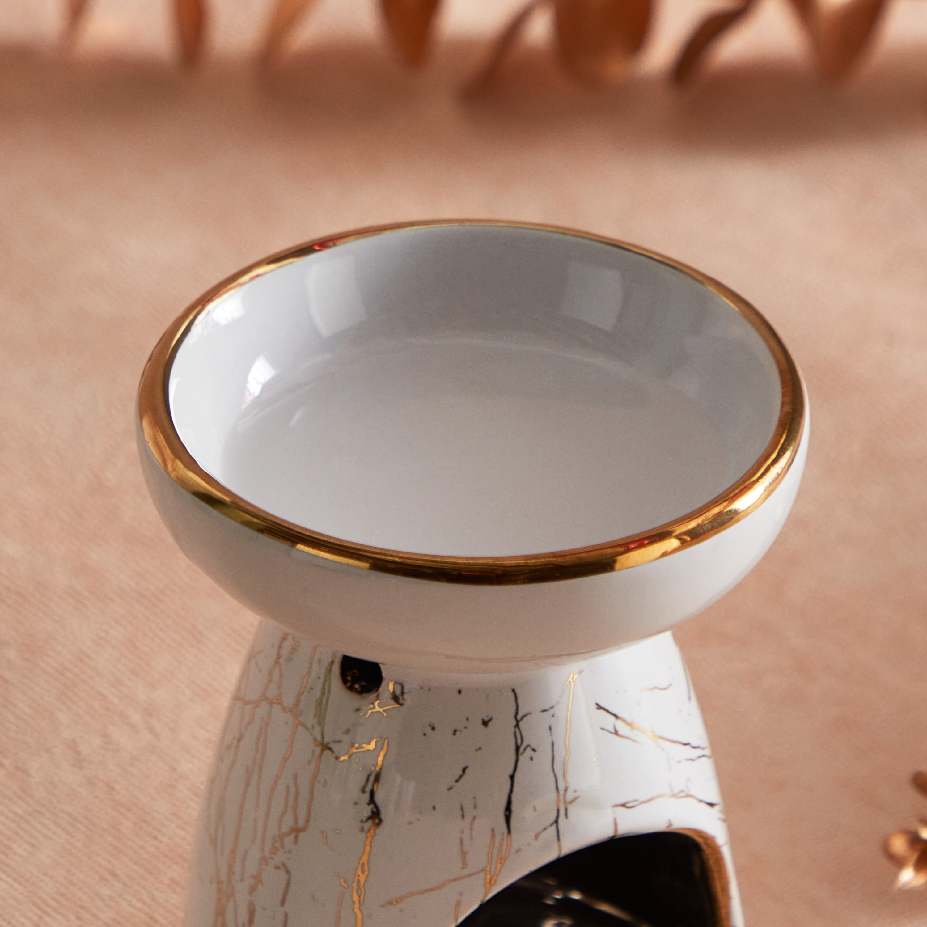 Zest Marbling Ceramic Oil Burner - 9x9x12 cm-PROMO_HB_AE_B2G2_011025-image-3