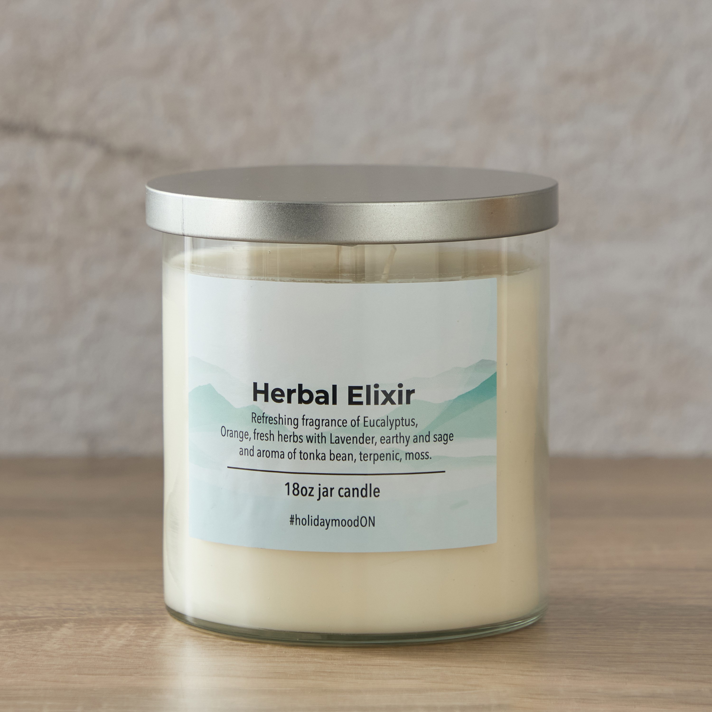 جرة شمعة بغطاء معدني هربال إلكسير من أوري - 510 جم-hbxlivingroom-decorandaccessories-candles-image-1