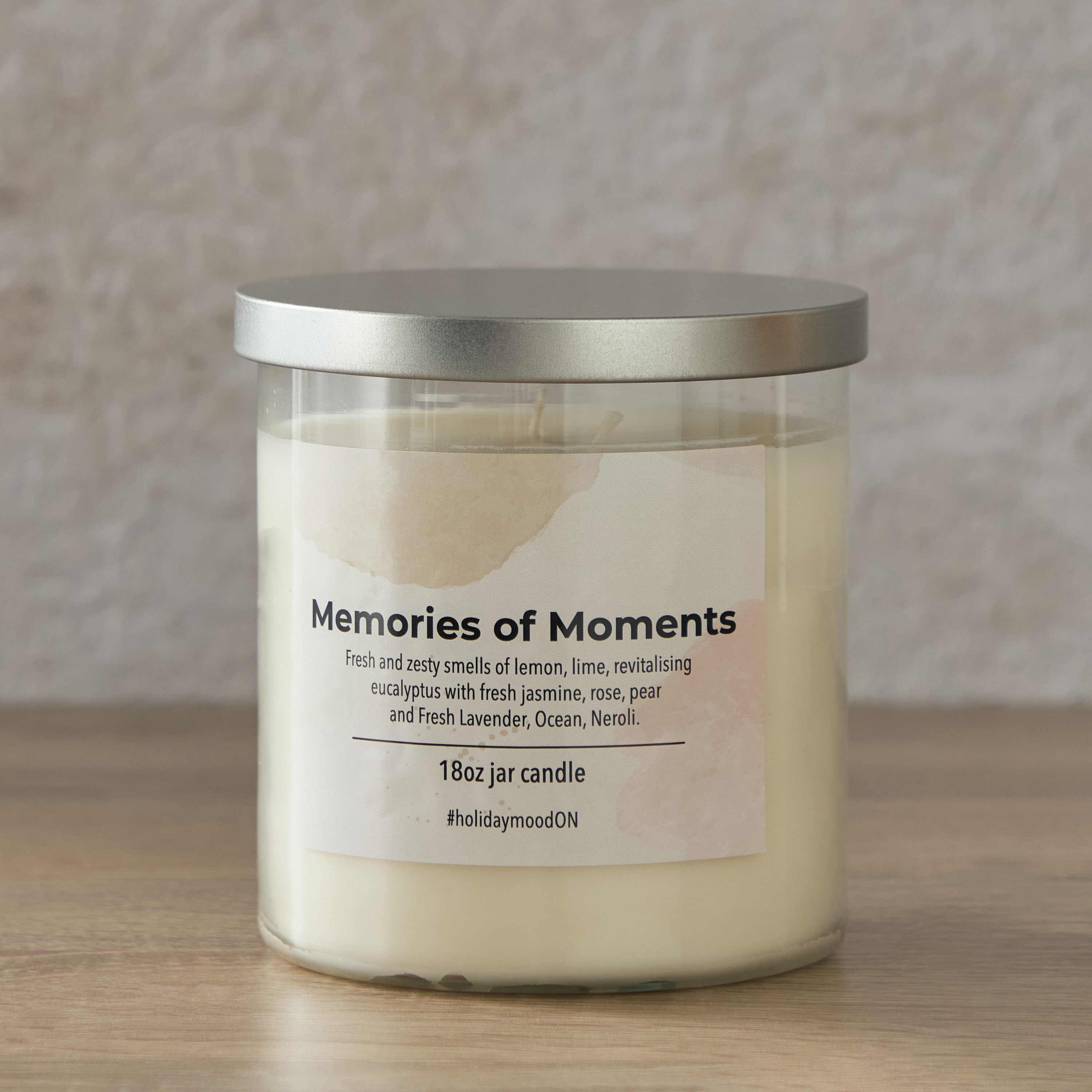 جرة شموع منفوخة بغطاء معدني ميموريز أوف مومنتس من أوري - 510 جم-hbxlivingroom-decorandaccessories-candles-image-1