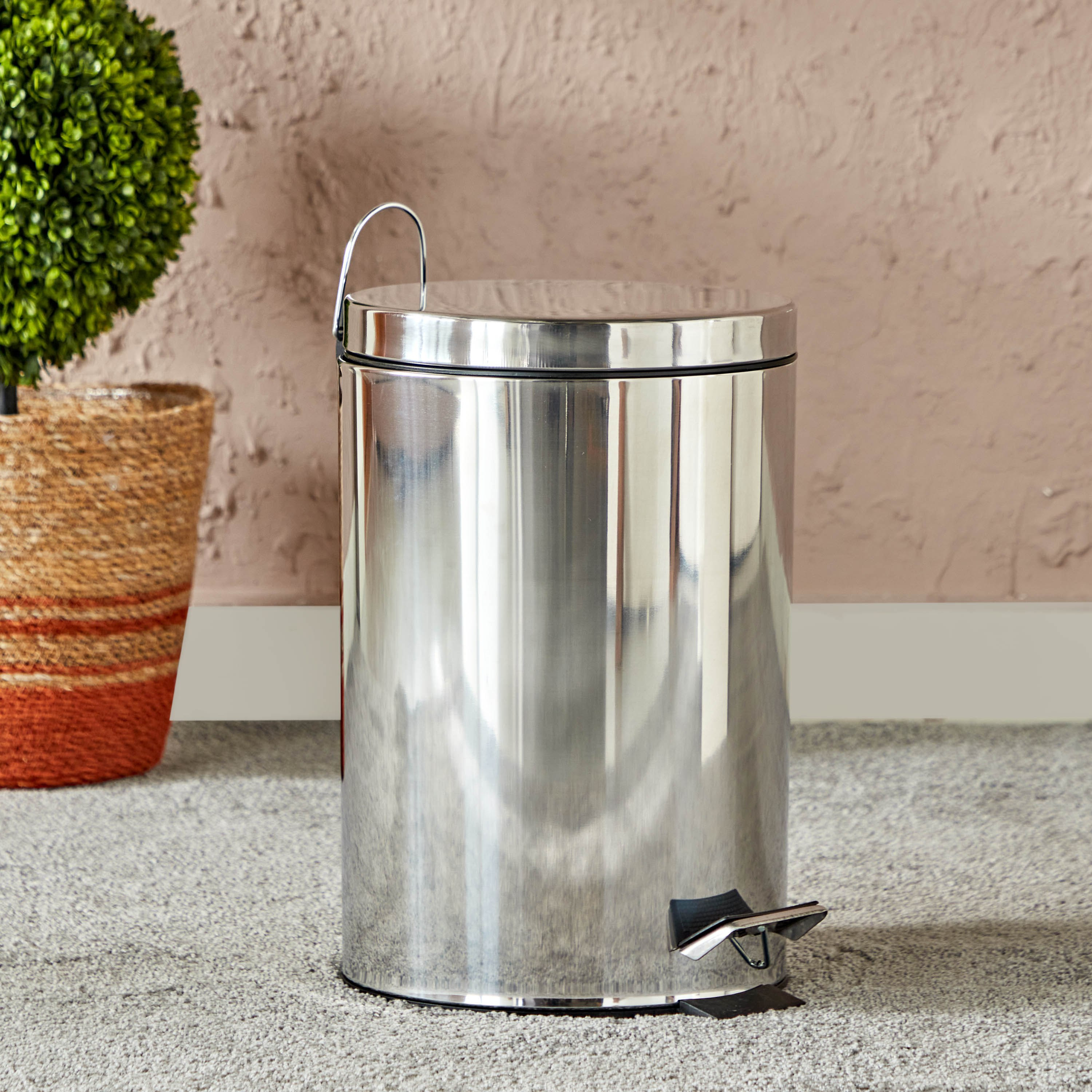Tamara Stainless Steel Pedal Bin - 12 L