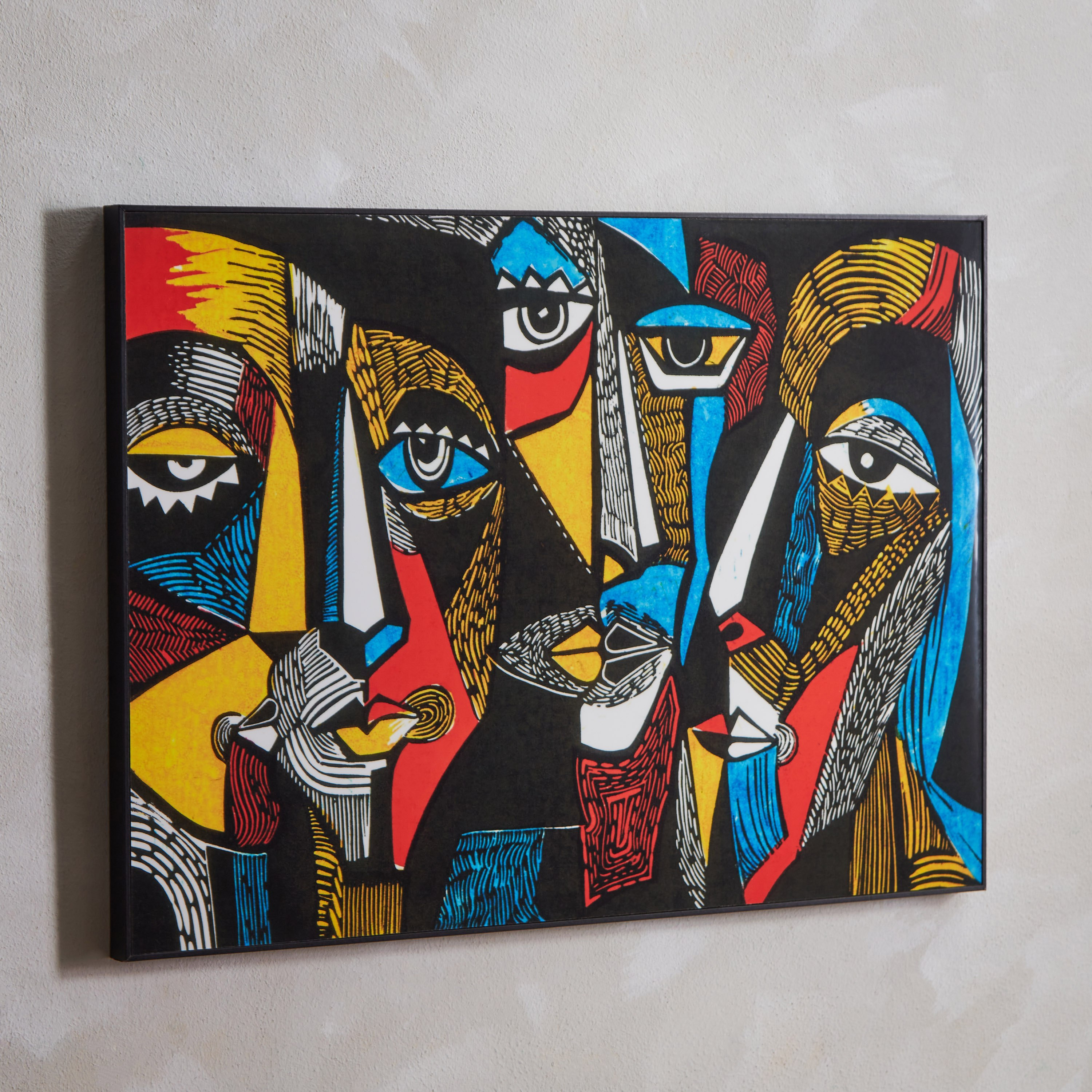 لوحة مؤطرة بوب آرت من هامبتون - 50x70x3 سم-hbxhomeware-hbxdecorandfurnishings-image-2
