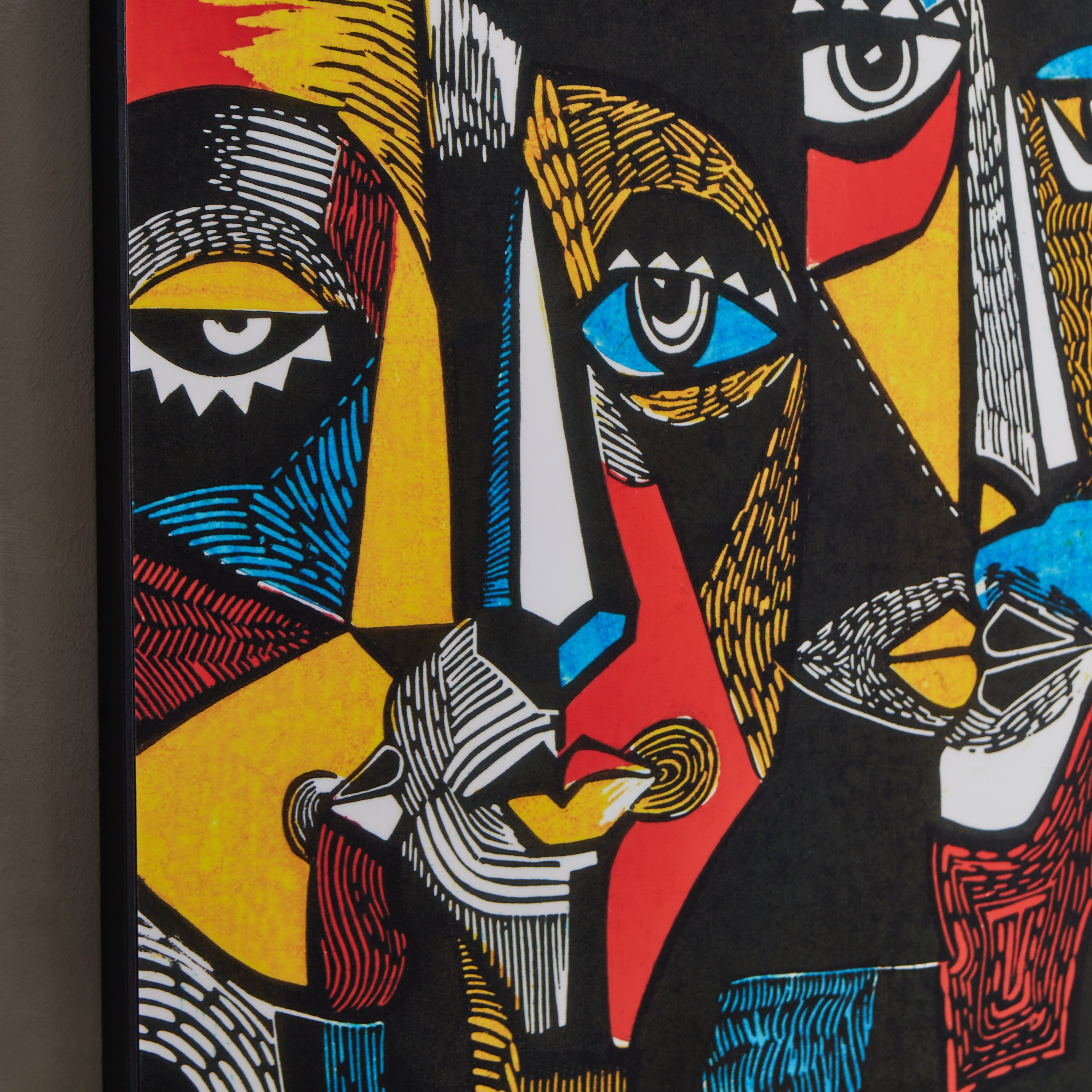 لوحة مؤطرة بوب آرت من هامبتون - 50x70x3 سم-hbxhomeware-hbxdecorandfurnishings-image-3