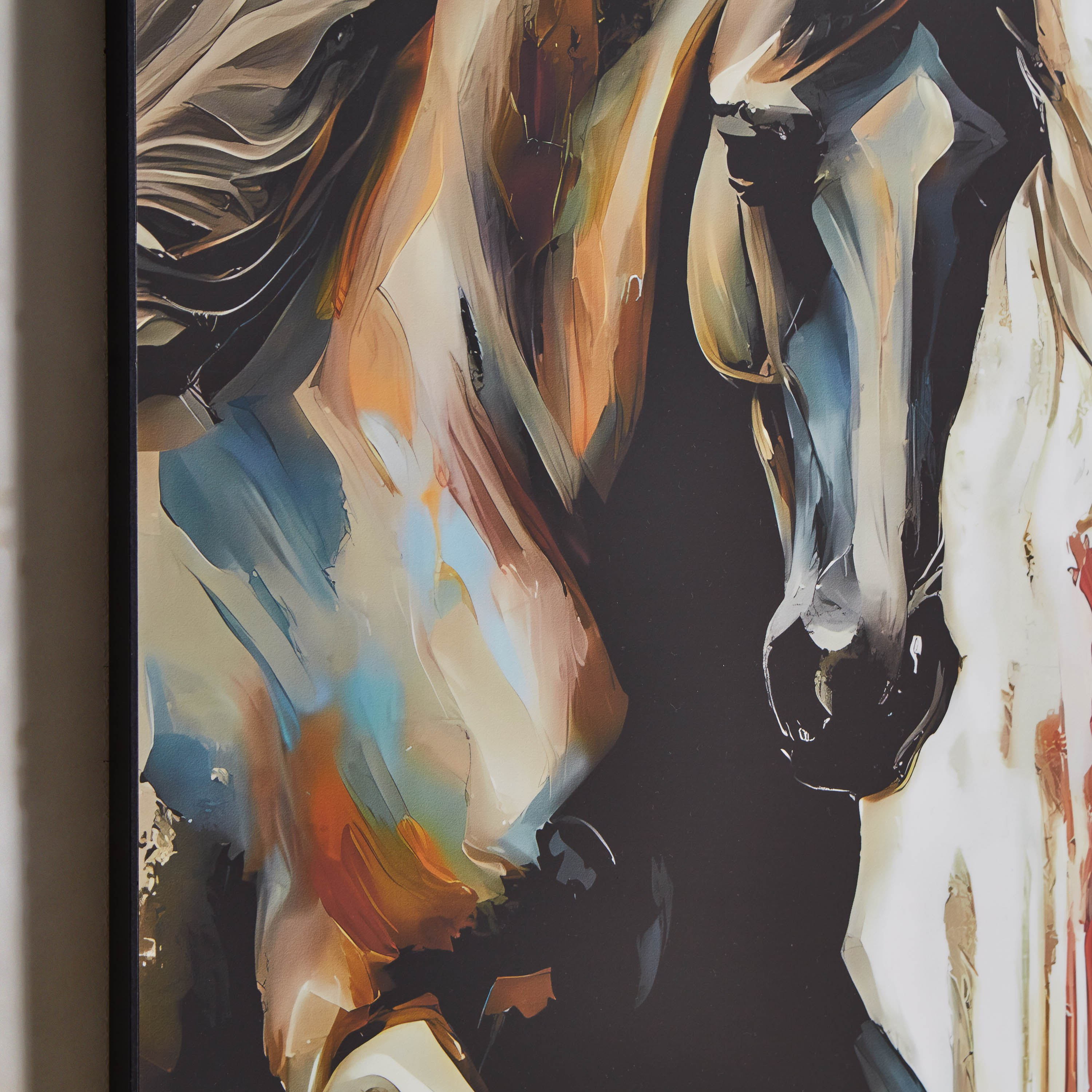 لوحة بإطار لحصان من هامبتون - 50x70x3 سم-hbxhomeware-hbxdecorandfurnishings-image-3