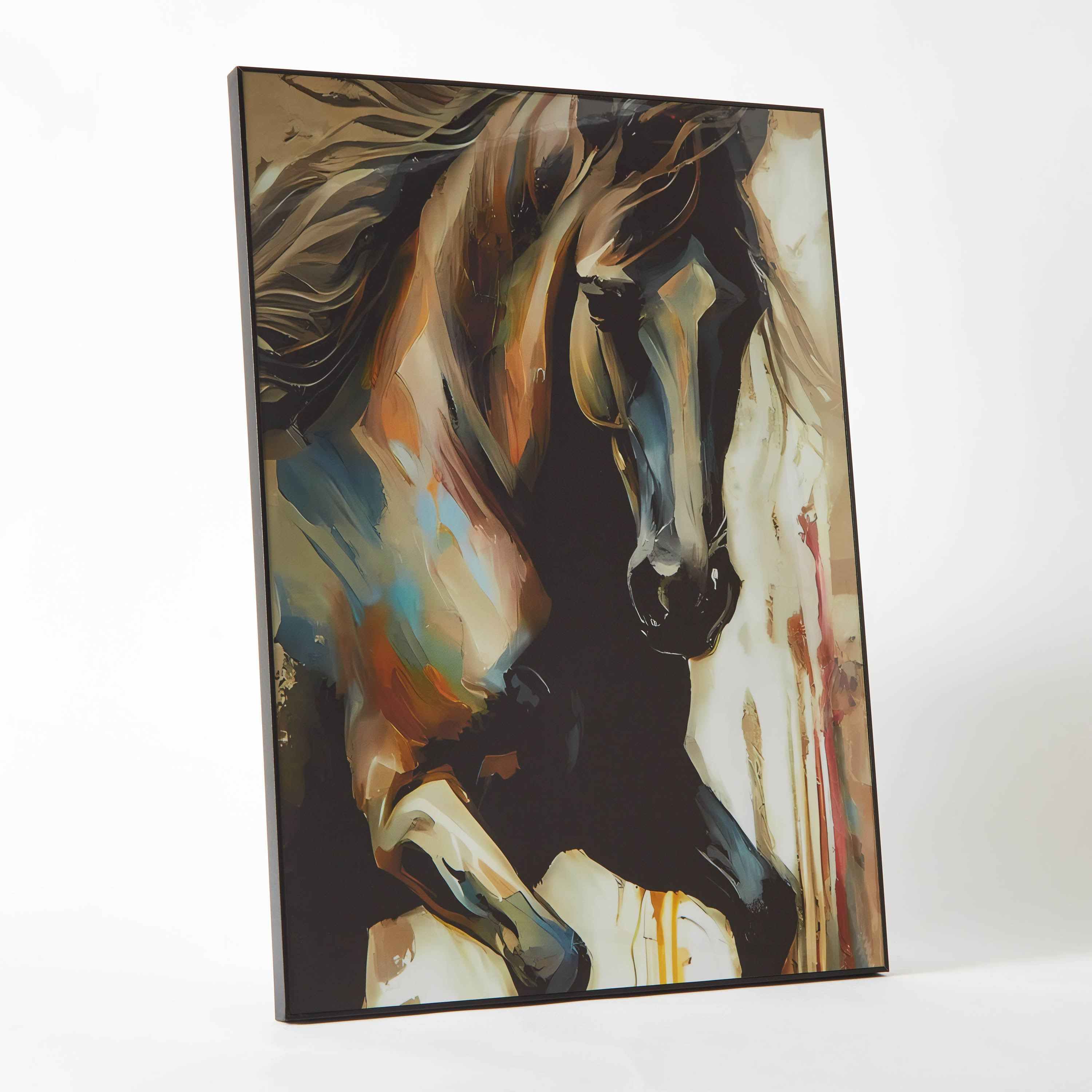 لوحة بإطار لحصان من هامبتون - 50x70x3 سم-hbxhomeware-hbxdecorandfurnishings-image-5