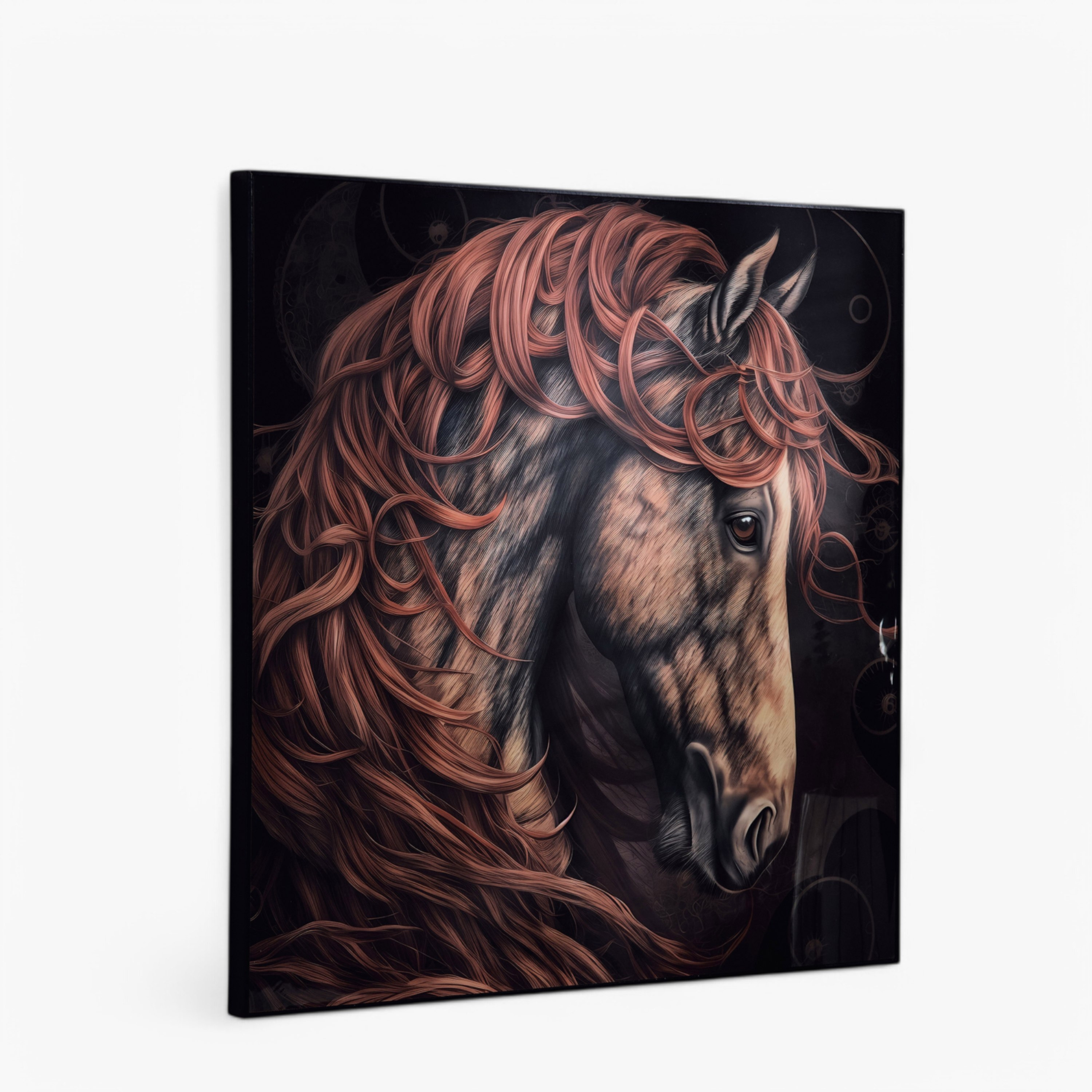 صورة مؤطرة تجريدية أحادية اللون من هامبتون - 60x60x3 سم-hbxhomeware-hbxdecorandfurnishings-image-6
