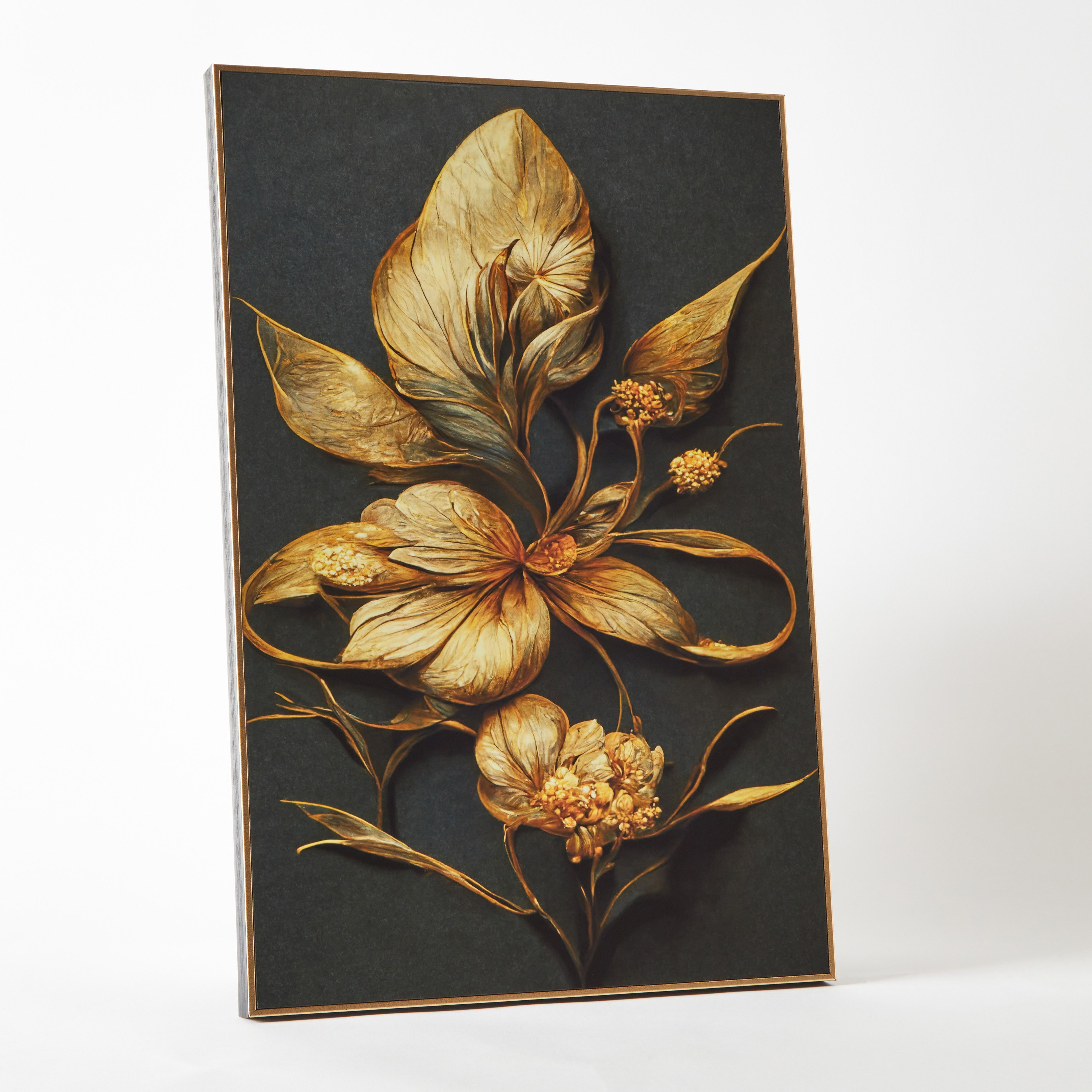 لوحة مؤطرة بتصميم زهور من هامبتون - 40x60x2.5 سم-hbxhomeware-hbxdecorandfurnishings-image-5