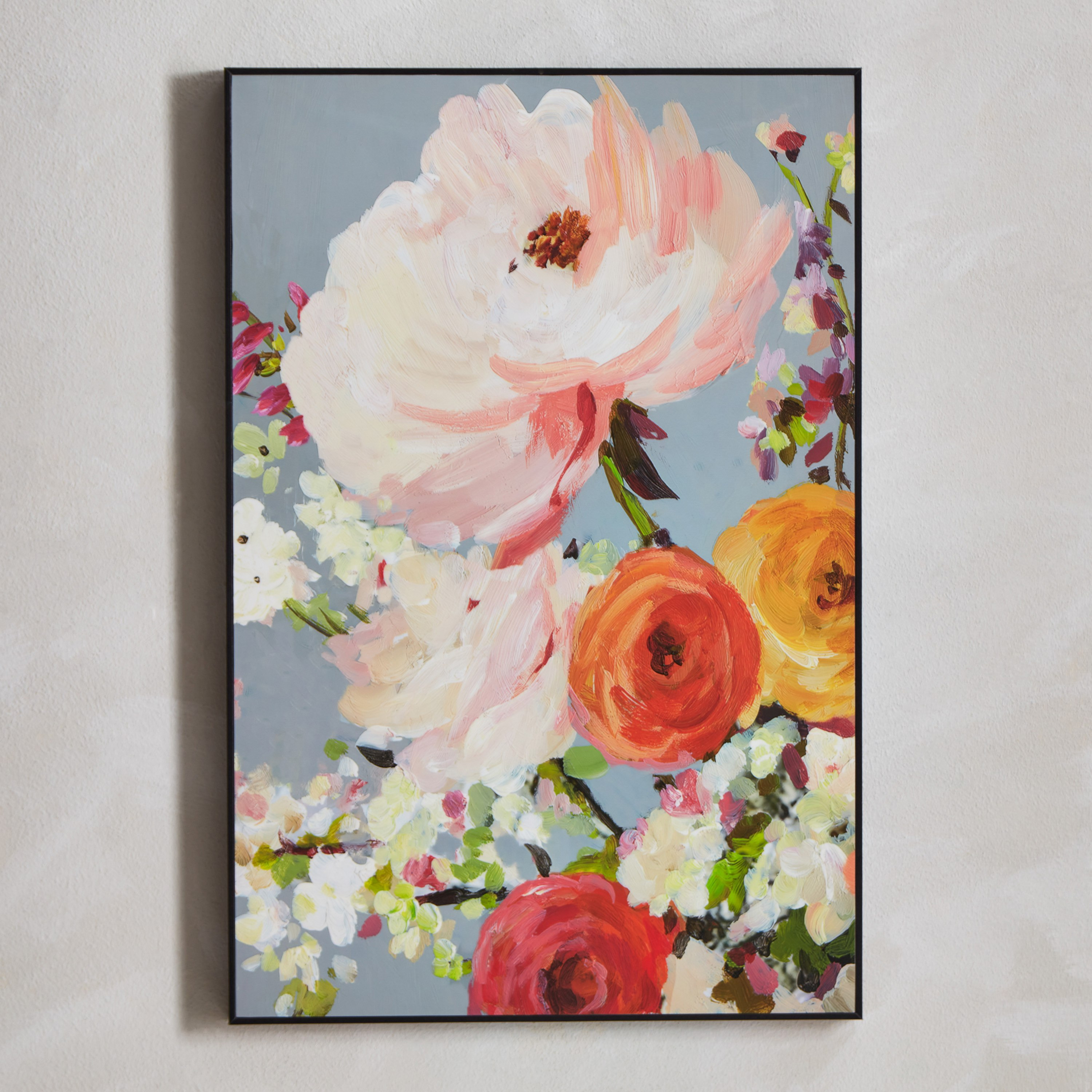 لوحة مؤطرة بتصميم زهور من هامبتون - 40x60x2.5 سم-hbxhomeware-hbxdecorandfurnishings-image-1