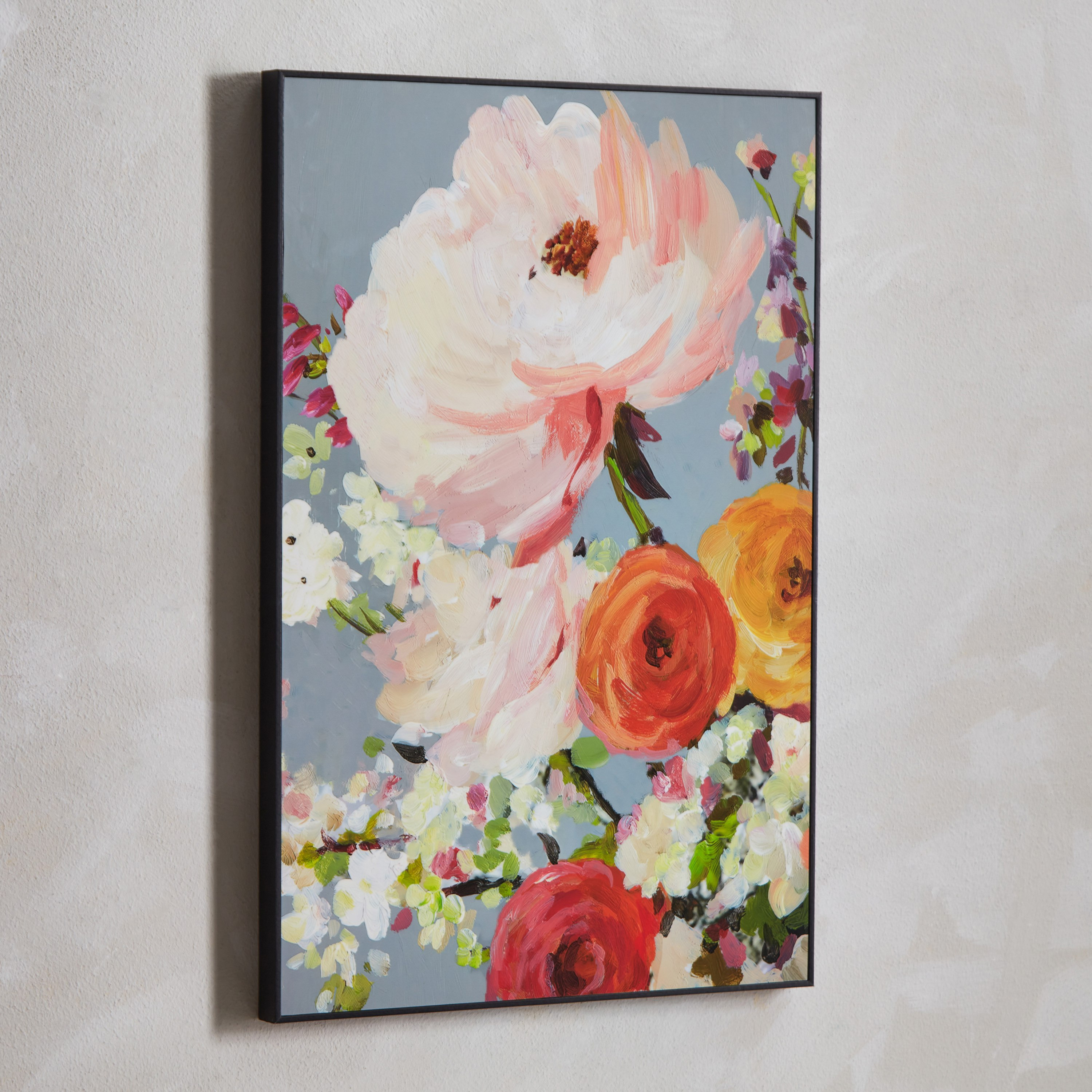 لوحة مؤطرة بتصميم زهور من هامبتون - 40x60x2.5 سم-hbxhomeware-hbxdecorandfurnishings-image-2