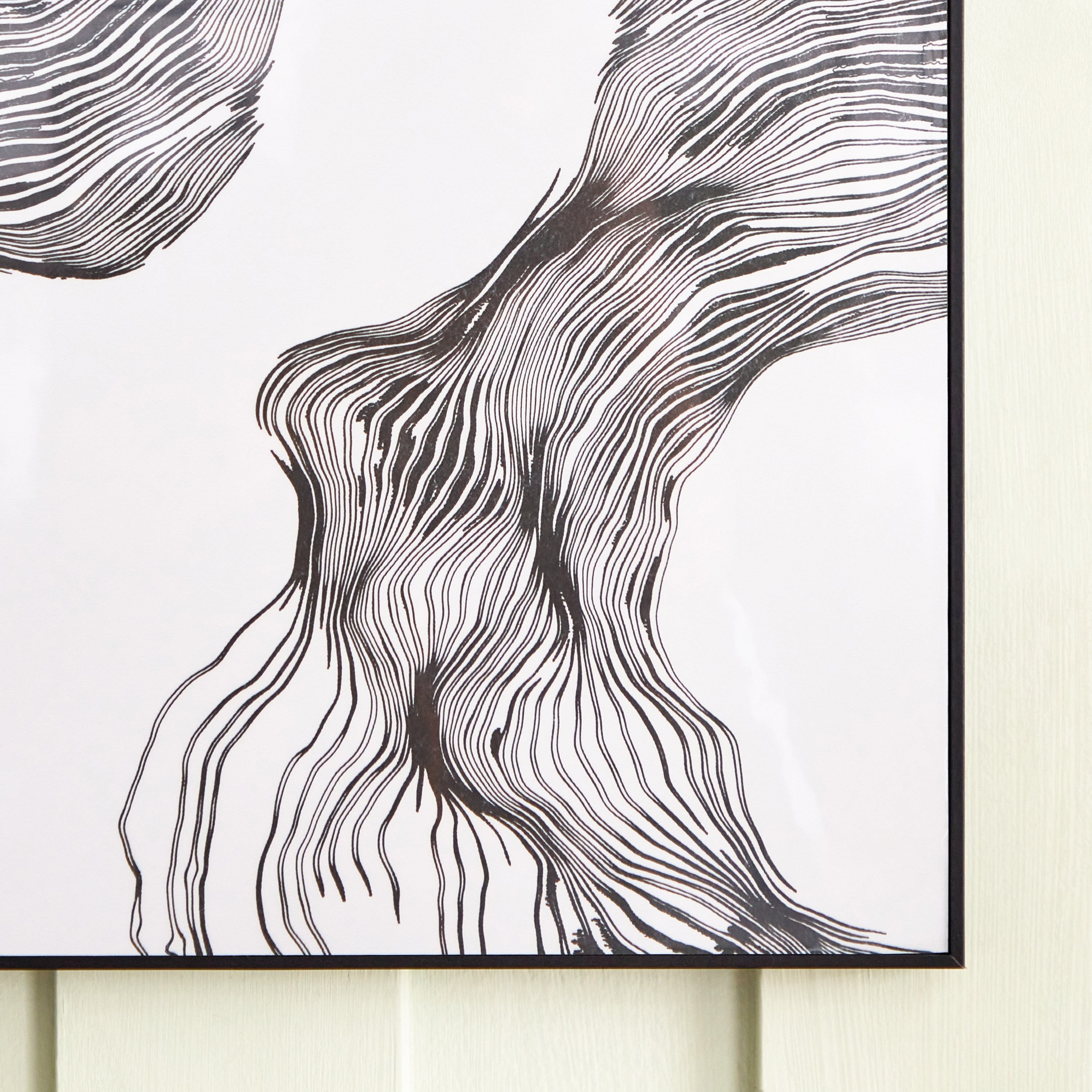 صورة مؤطرة تجريدية أحادية اللون من هامبتون - 40x60x2.5 سم-hbxhomeware-hbxdecorandfurnishings-image-3