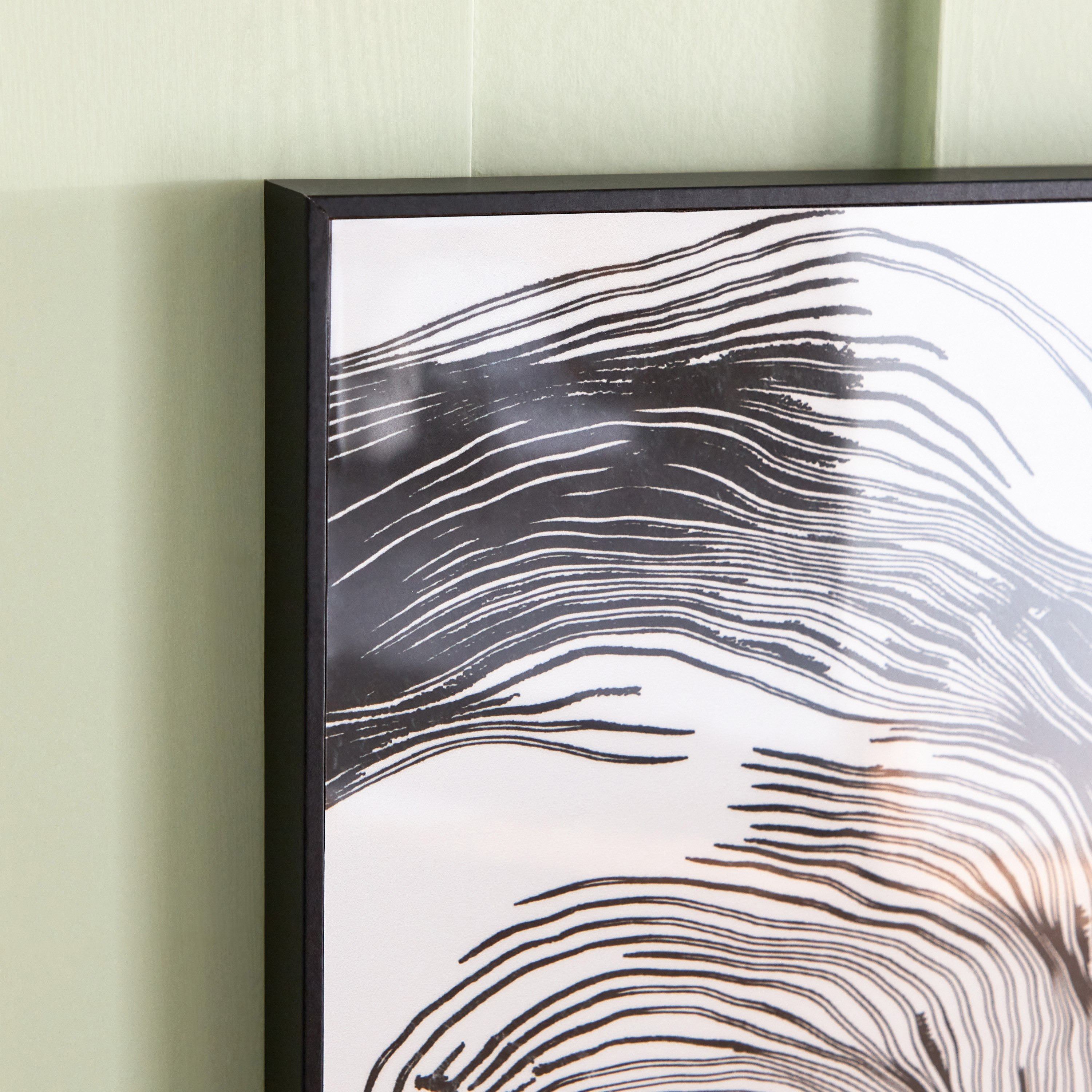 صورة مؤطرة تجريدية أحادية اللون من هامبتون - 40x60x2.5 سم-hbxhomeware-hbxdecorandfurnishings-image-4