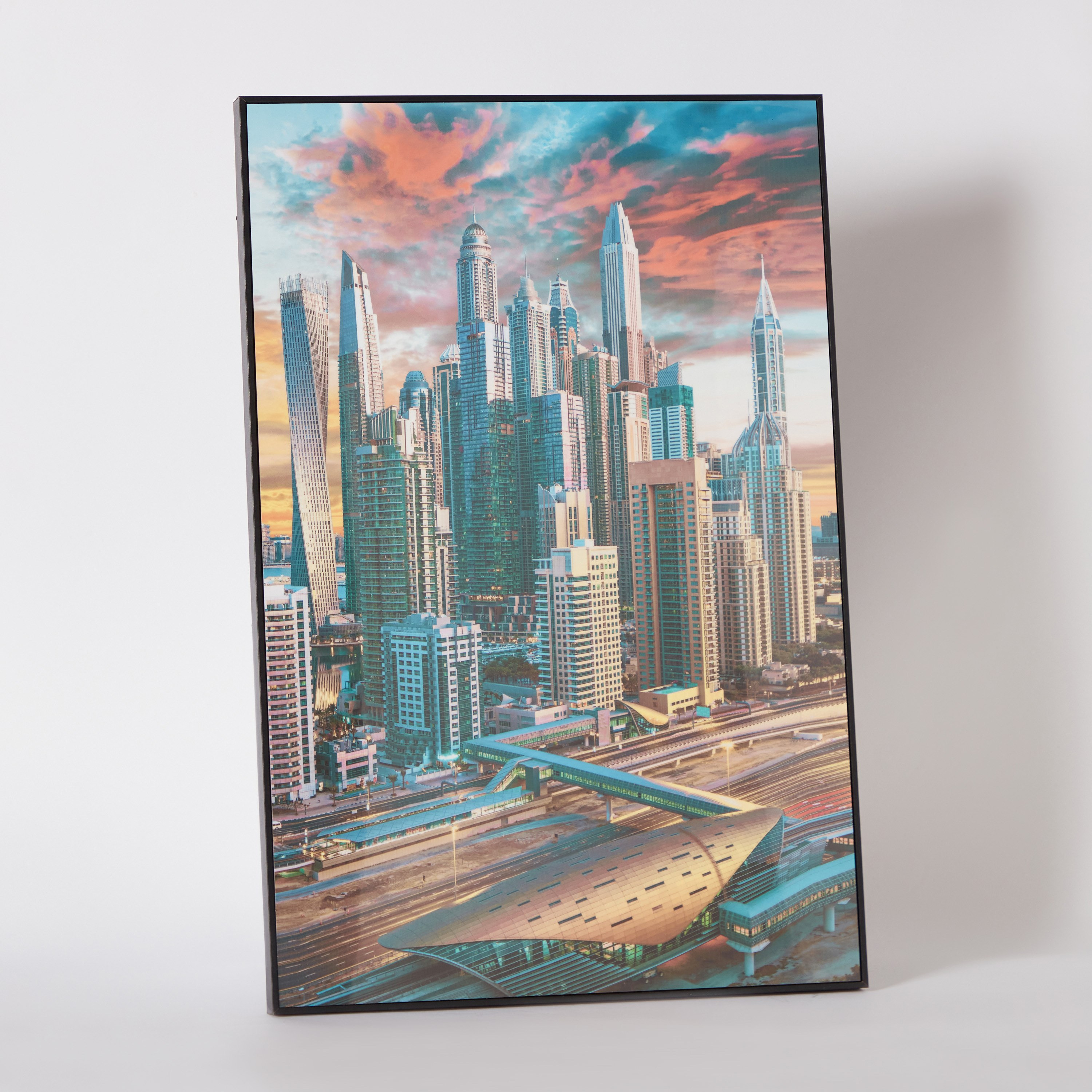 صورة مؤطرة لناطحة سحاب مارينا من هامبتون - 40x60x2.5 سم-hbxhomeware-hbxdecorandfurnishings-image-6