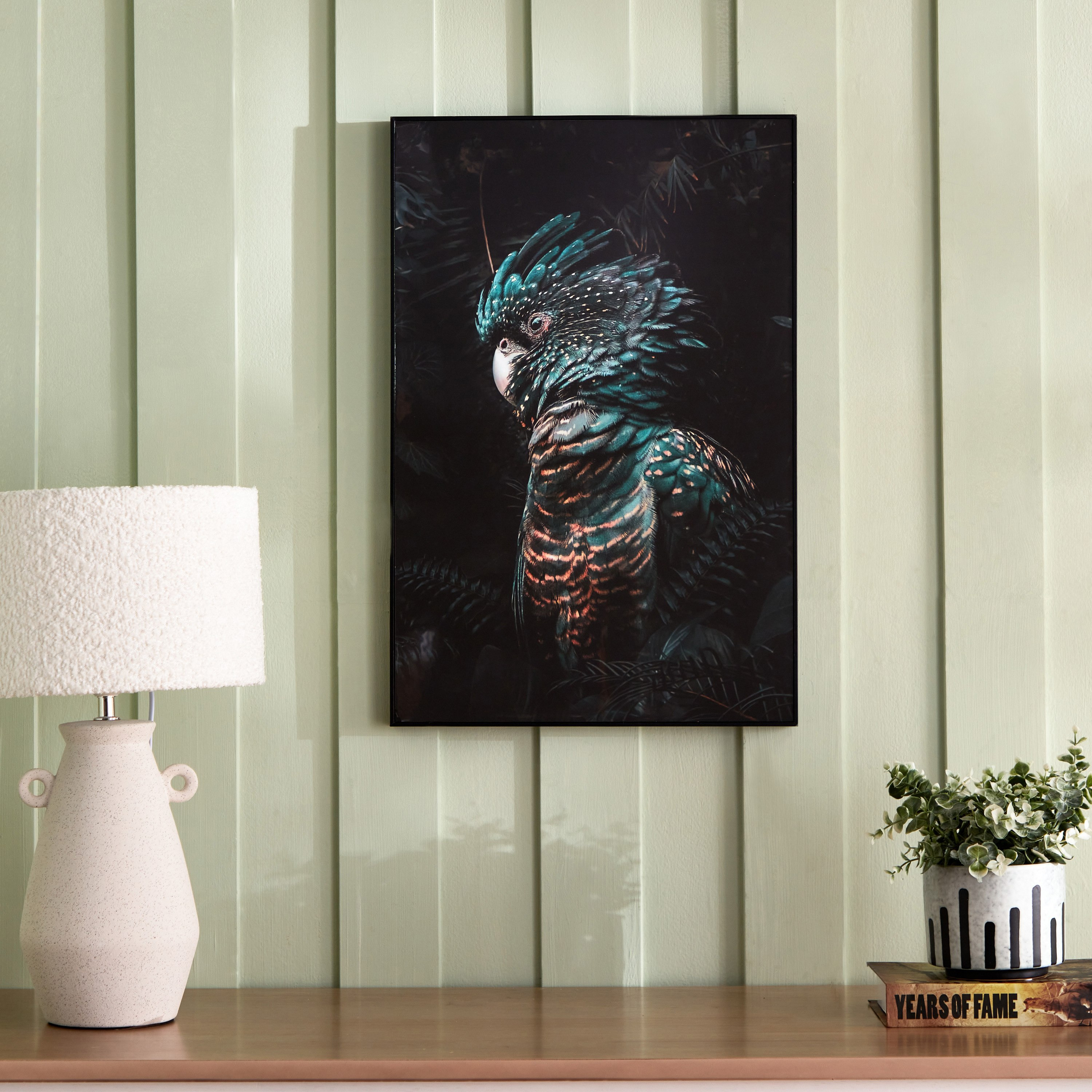 لوحة مؤطرة بتصميم طائر من هامبتون - 40x60x2.5 سم-PROMO_HB_AE_B2G2_011025-image-2