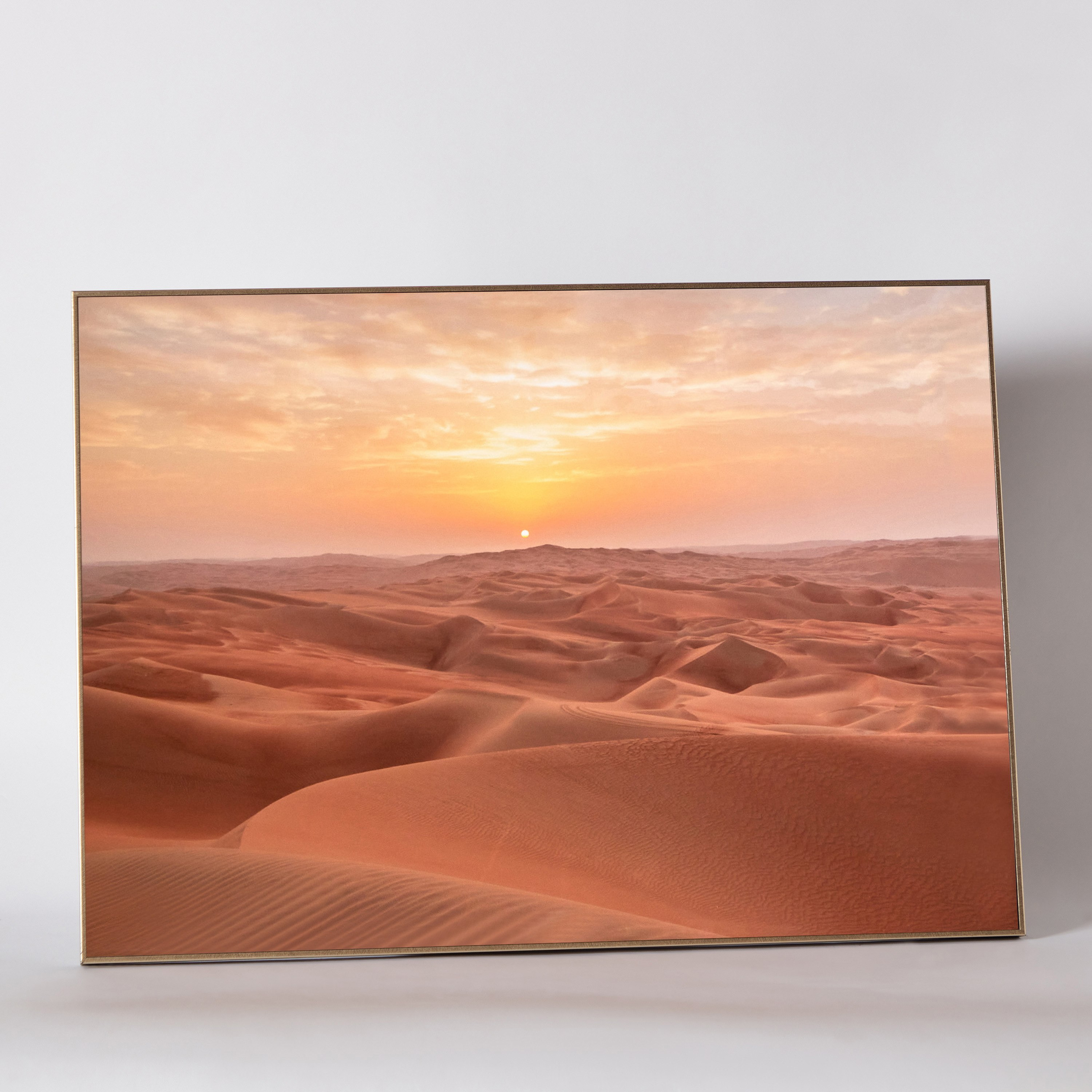 لوحة مؤطرة بتصميم شروق الشمس في الصحراء من هامبتون- 50x70x2.5 سم-hbxhomeware-hbxdecorandfurnishings-image-6