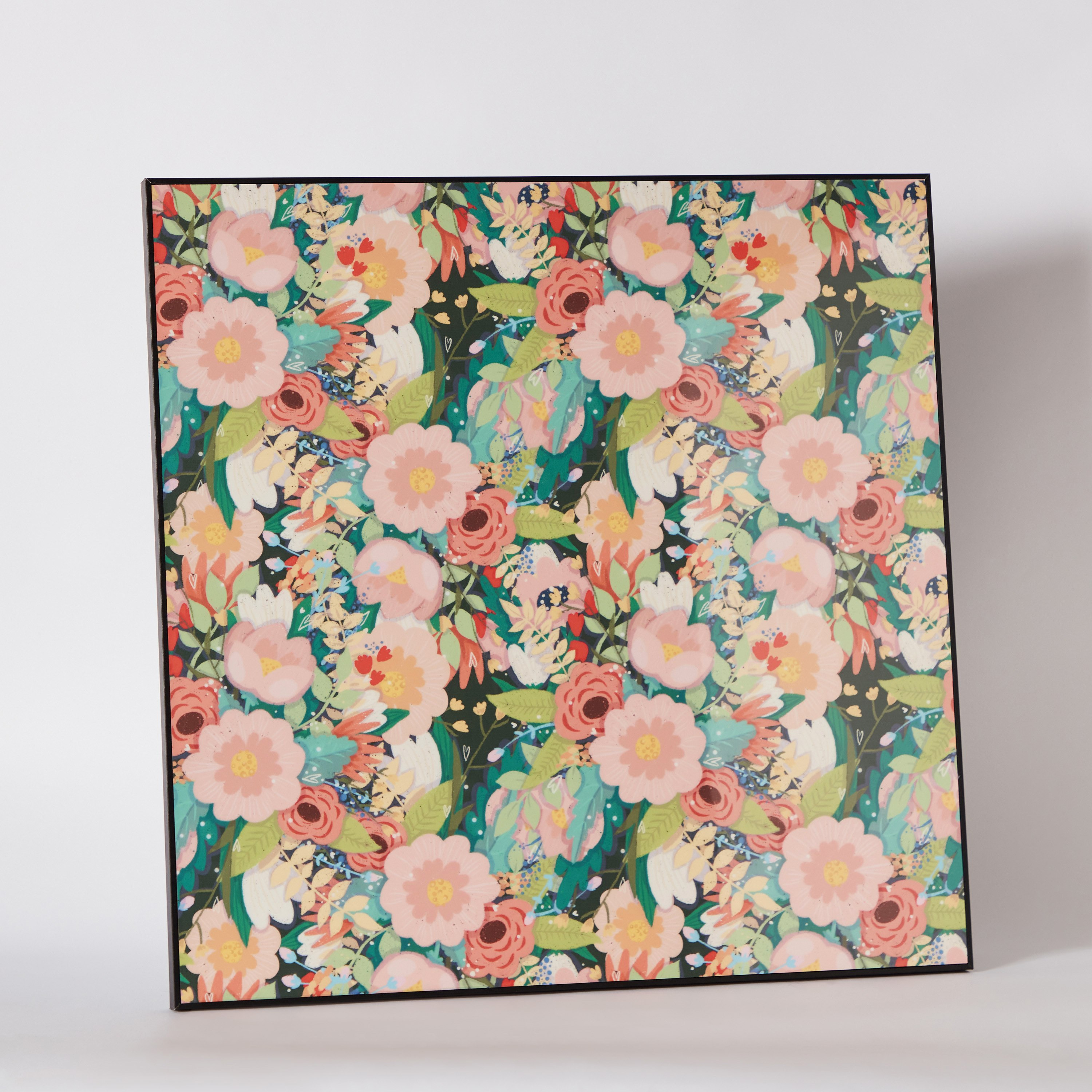 لوحة مؤطرة بتصميم زهور من هامبتون - 60x60x2.5 سم-hbxhomeware-hbxdecorandfurnishings-image-6
