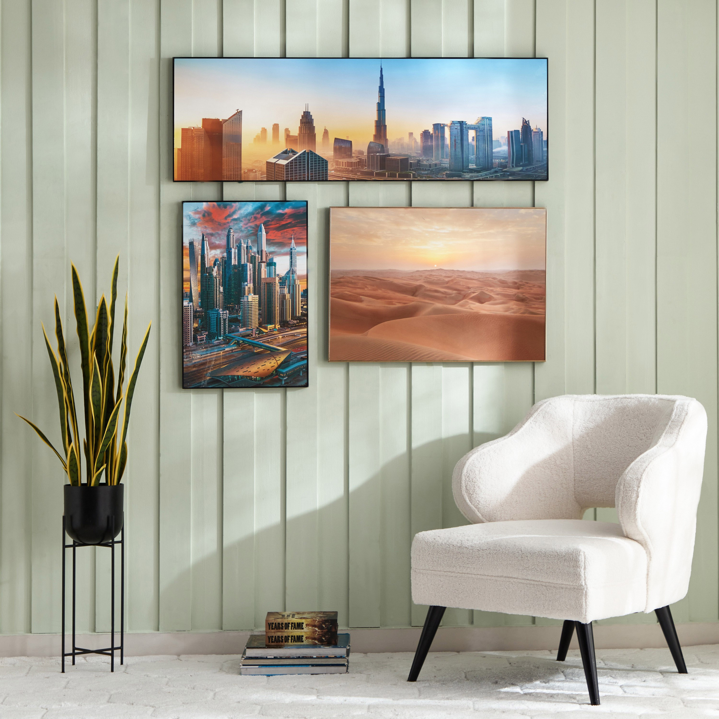 لوحة مؤطرة دبي سكاي لاين من هامبتون - 40x120x2.5 سم-hbxhomeware-hbxdecorandfurnishings-image-5