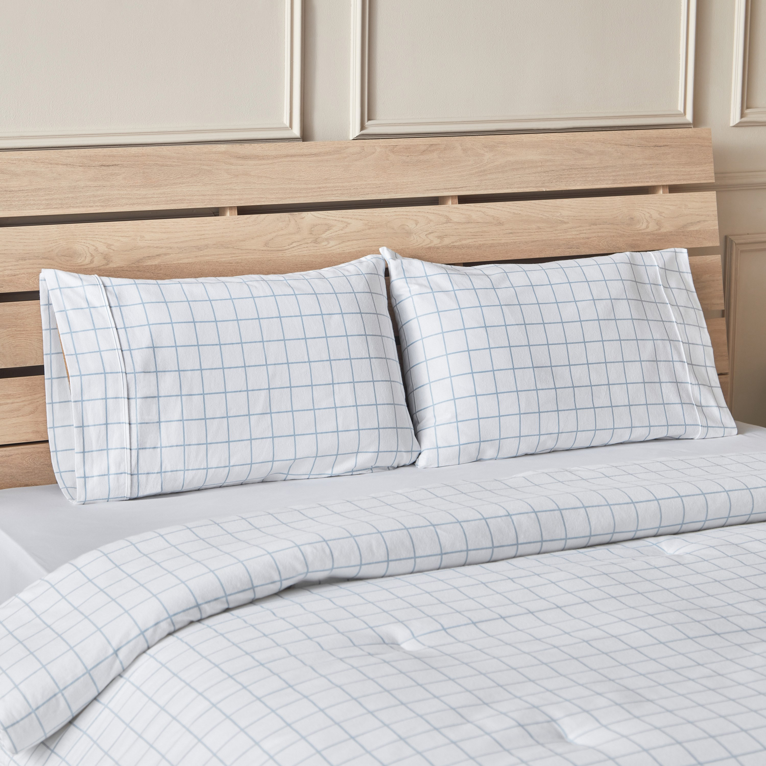 Snug Harbor Robin 3-Piece Cotton Flannel King Comforter Set - 220x235 cm-hbxhomeware-hbxdecorandfurnishings-image-3