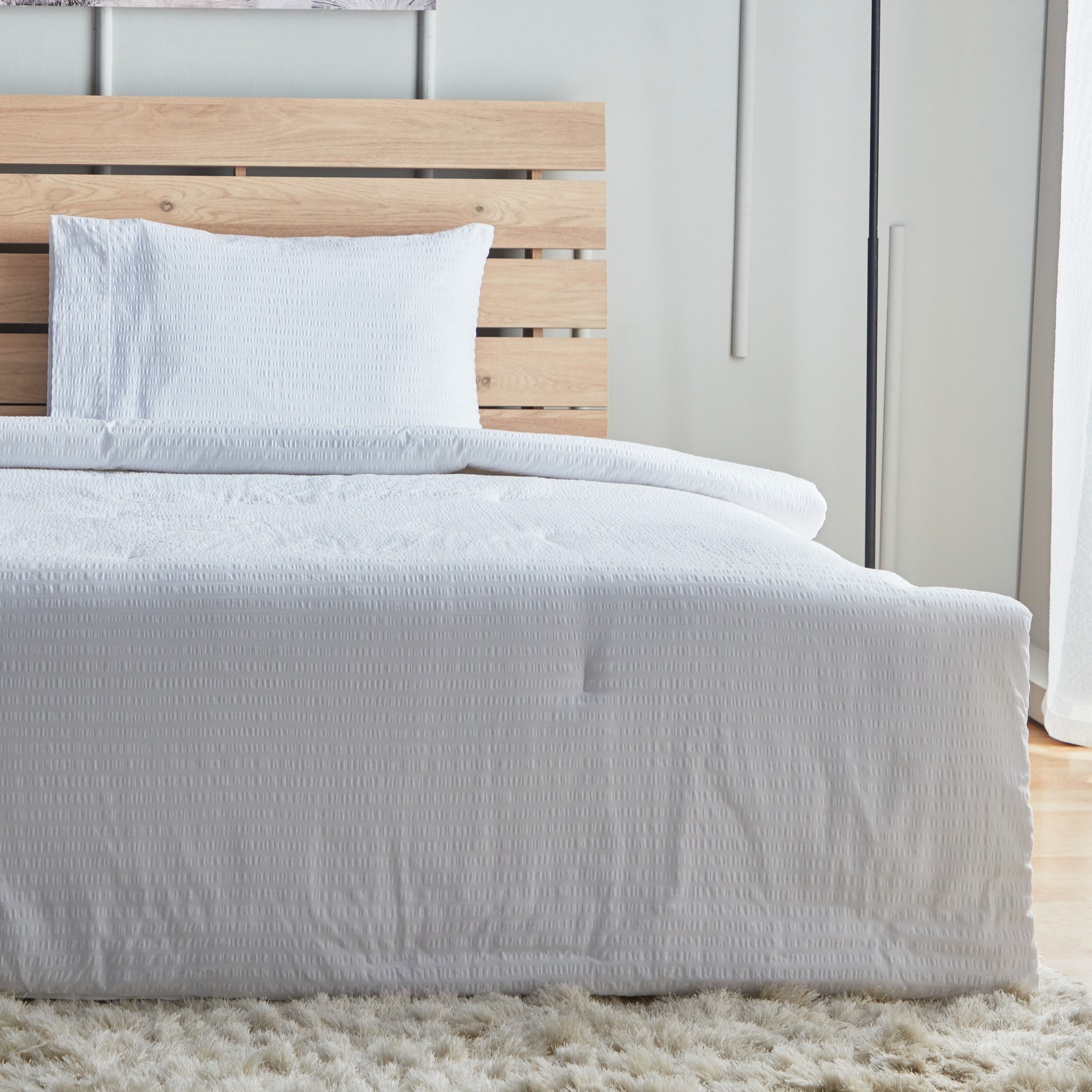 Whimsy 2-Piece Cotton Seersucker Twin Comforter Set - 150x220 cm-hbxhomeware-hbxdecorandfurnishings-image-1