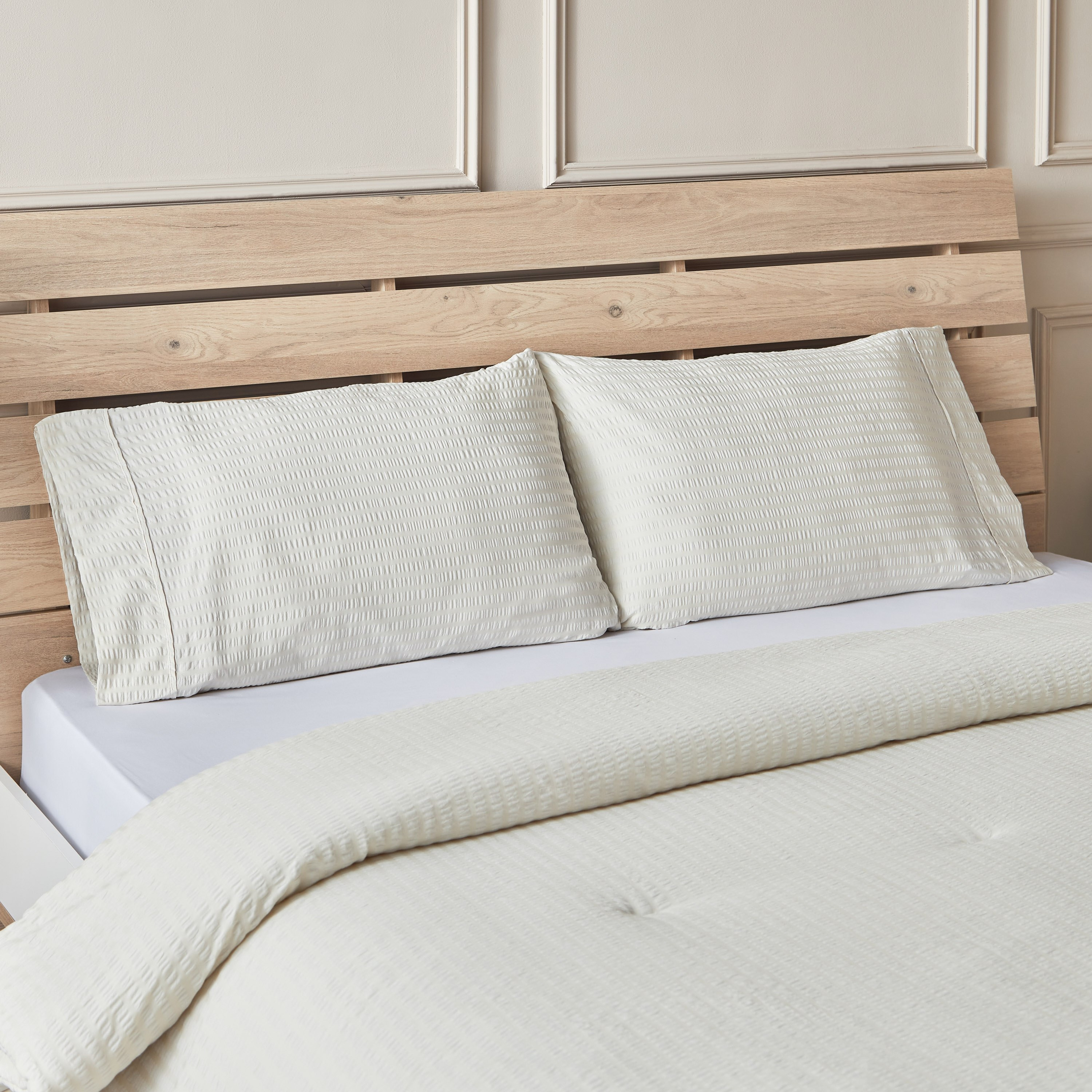 Whimsy 3-Piece Cotton Seersucker King Comforter Set - 220x235 cm-hbxhomeware-hbxdecorandfurnishings-image-3