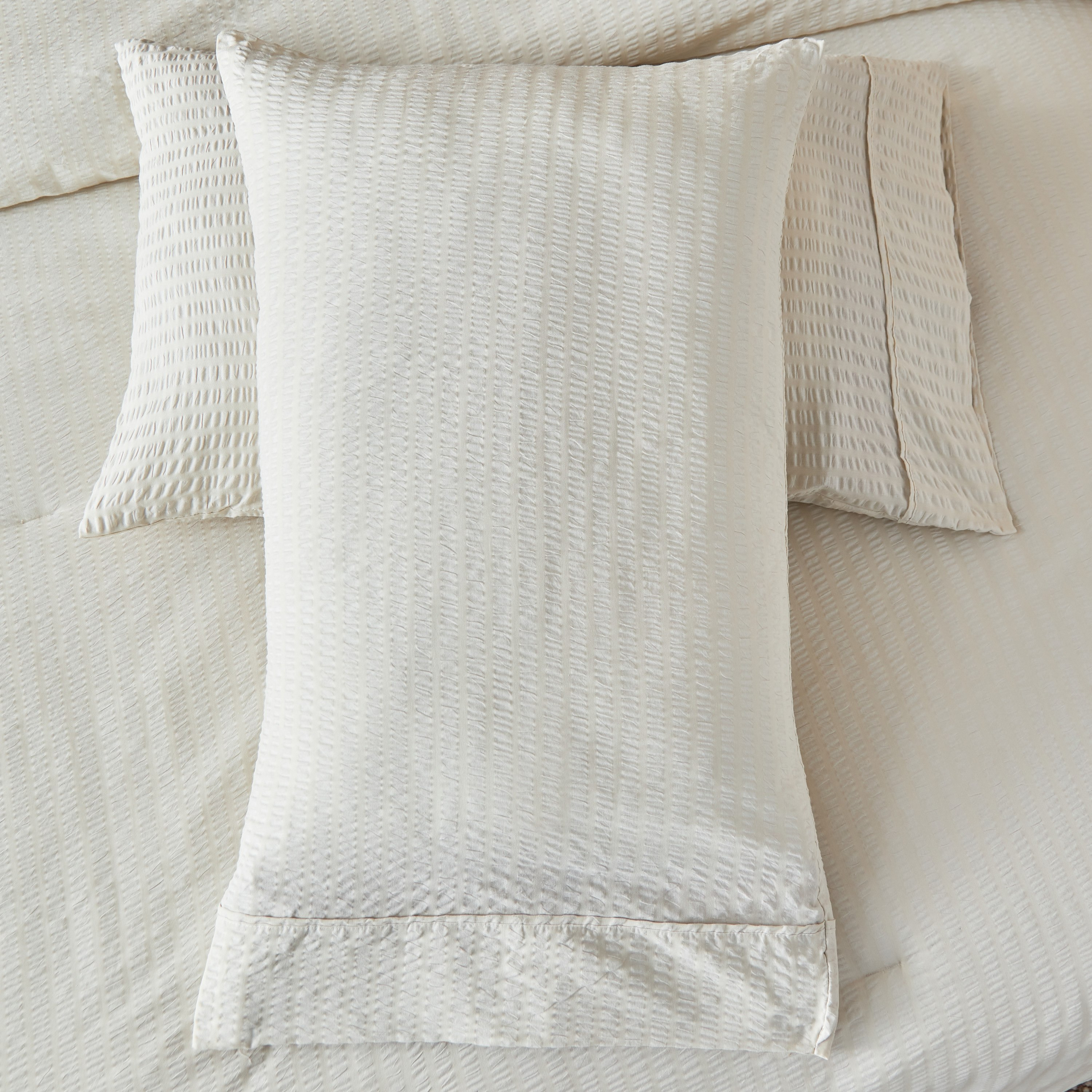 Whimsy 3-Piece Cotton Seersucker King Comforter Set - 220x235 cm-hbxhomeware-hbxdecorandfurnishings-image-7