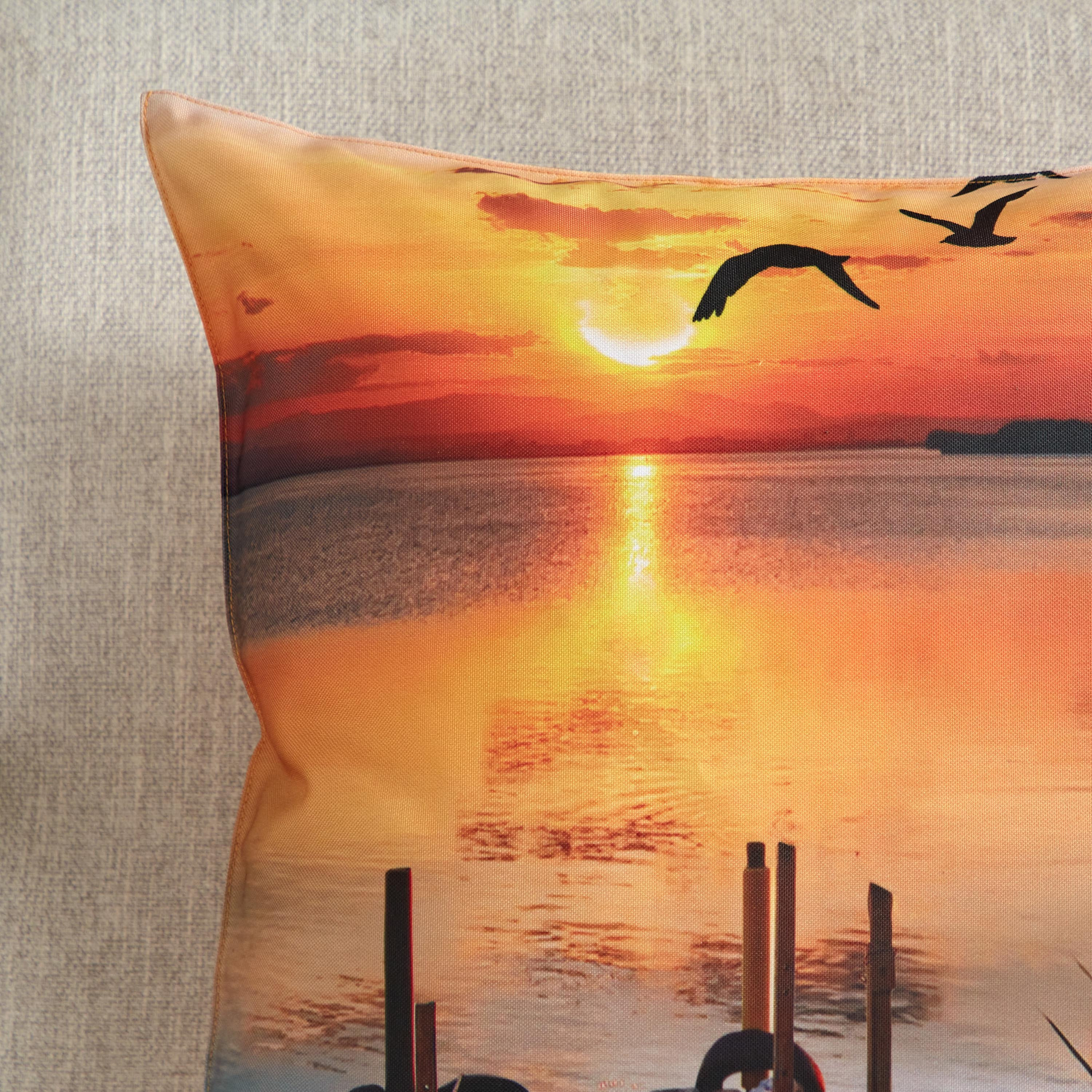 Sunset Printed Outdoor Cushion Cover - 45x45 cm-hbxhomeware-cushionsandcovers-cushioncovers-image-2