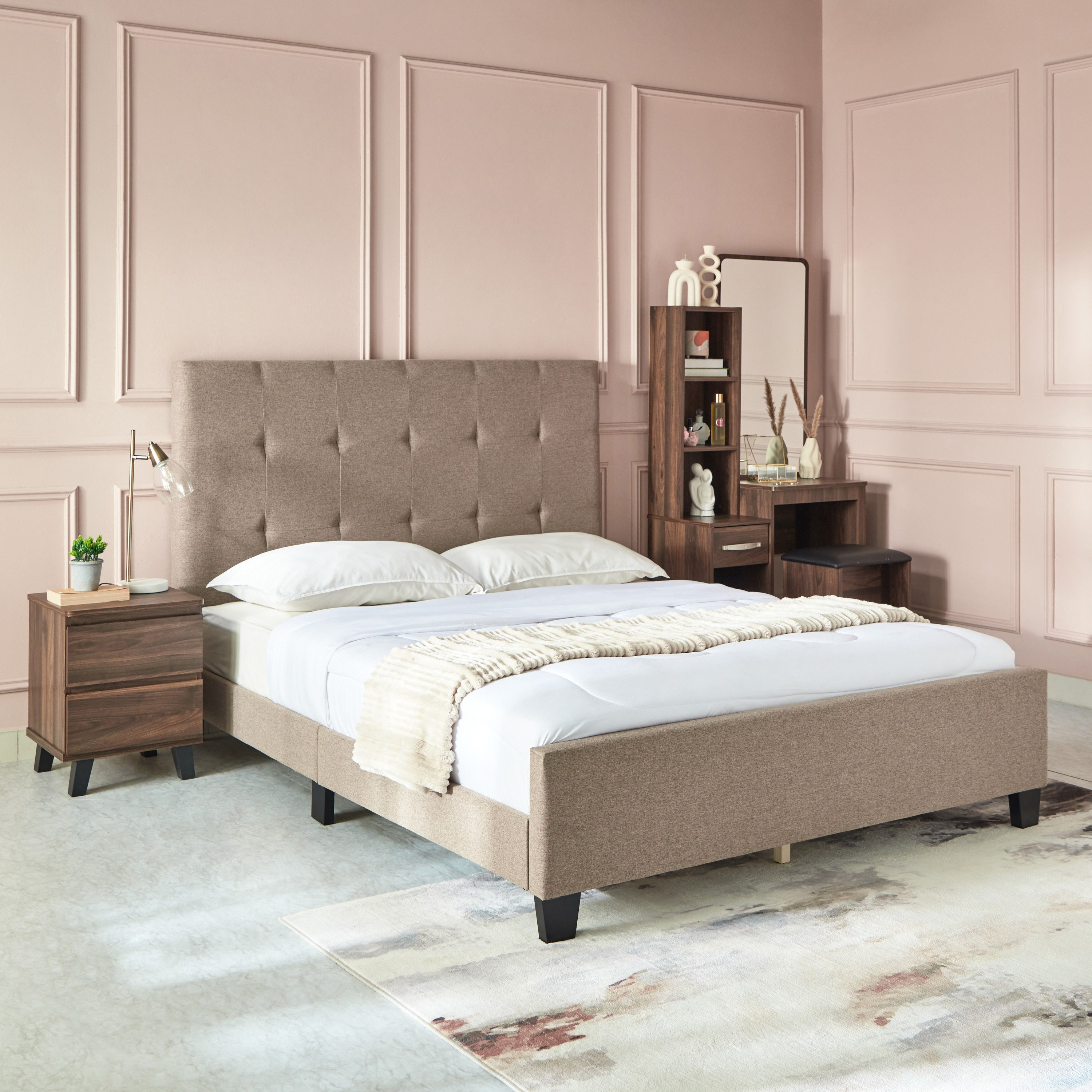سرير كوين منجّد - كولتورب من موڤو - 150x200 سم-hbxbedroom-bedsandbedsets-beds-queen-image-10