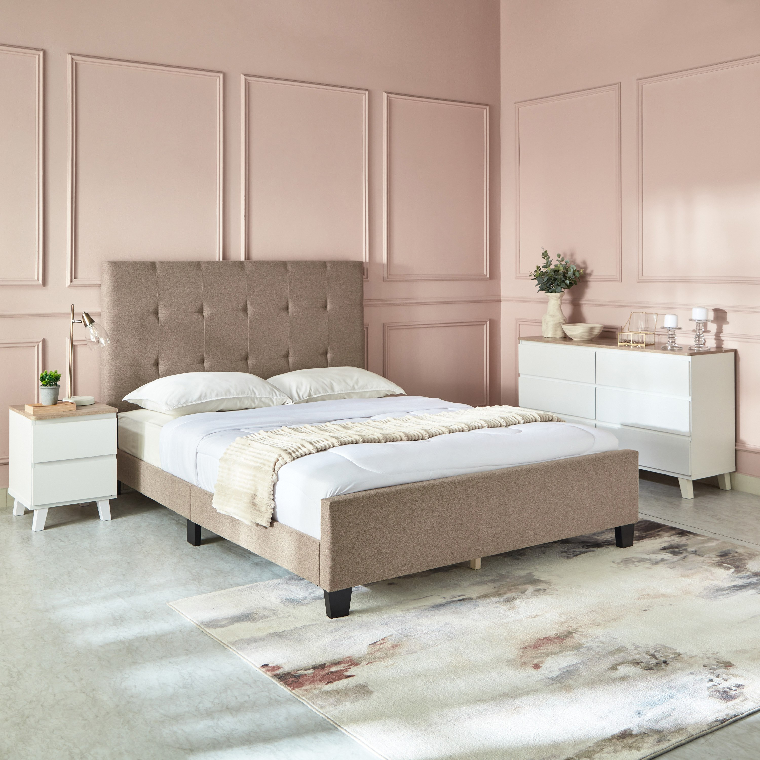 سرير كوين منجّد - كولتورب من موڤو - 150x200 سم-hbxbedroom-bedsandbedsets-beds-queen-image-12
