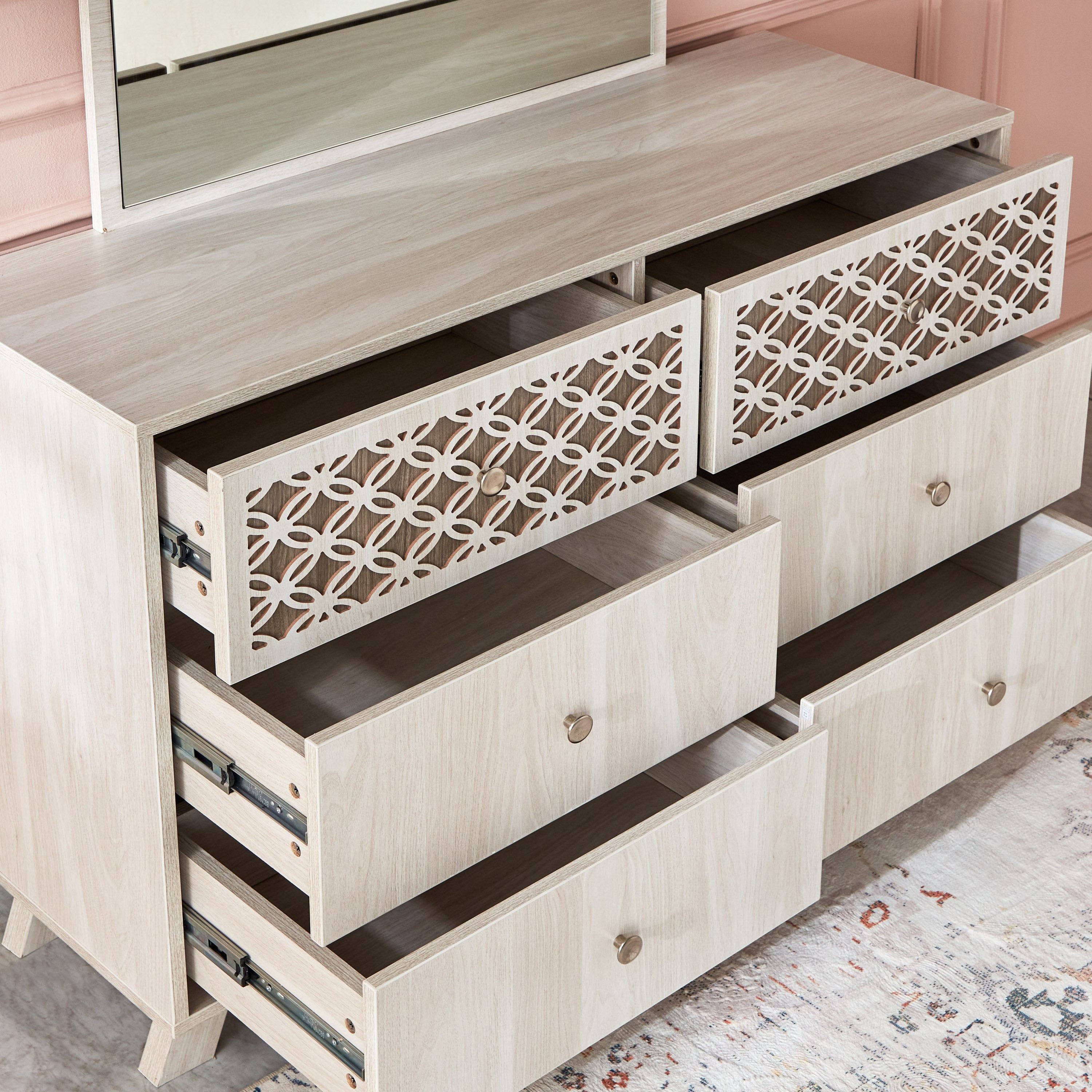 طقم غرفة نوم سوبر كينج -5 قطع من هيرشي- 200x200 سم-hbxbedroom-bedsandbedsets-bedroomsets-superking-image-19
