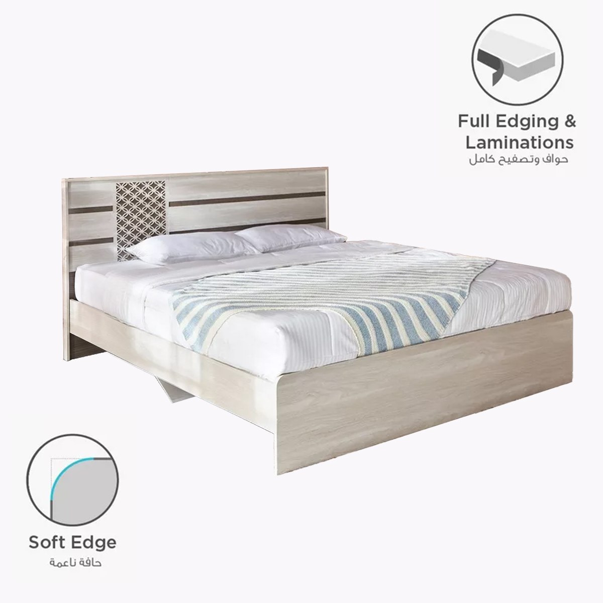 طقم غرفة نوم سوبر كينج -5 قطع من هيرشي- 200x200 سم-hbxbedroom-bedsandbedsets-bedroomsets-superking-image-5